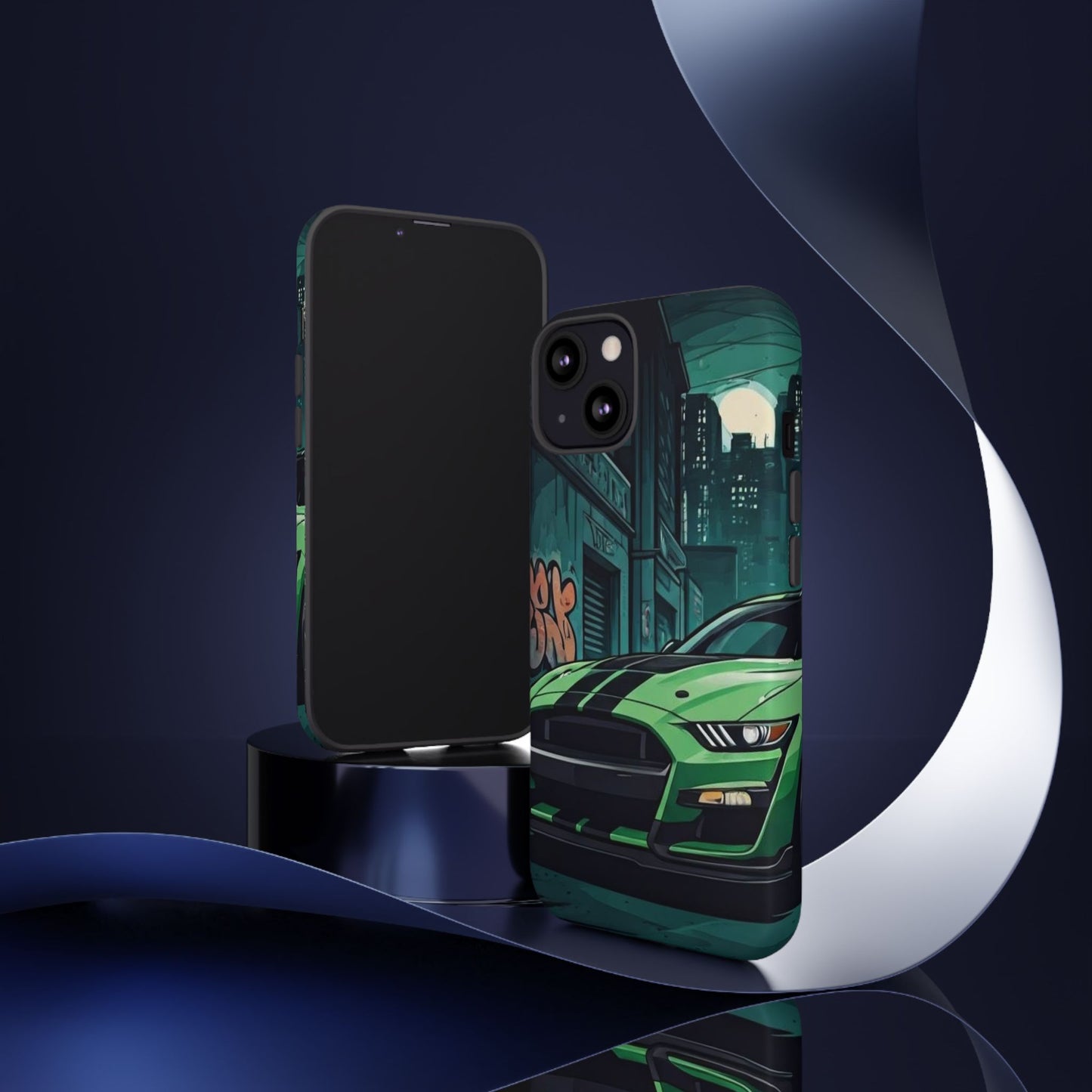 Ford Mustang Shelby GT500 Street Life-Dual Layer Ultra Tough Phone Case iPhone 13 Matte Printify by The Night Shift Automotive Apparel
