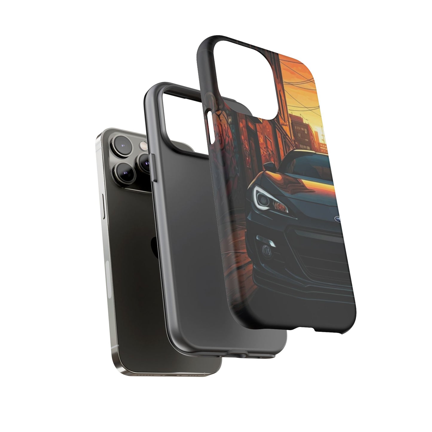 Subaru BRZ Street Life-Dual Layer Ultra Tough Phone Case Printify by The Night Shift Automotive Apparel