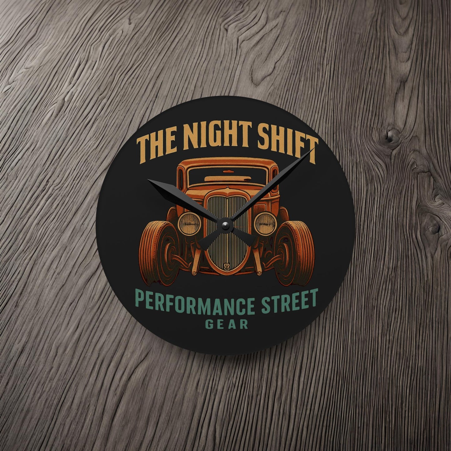 The Night Shift-Acrylic Wall Clock