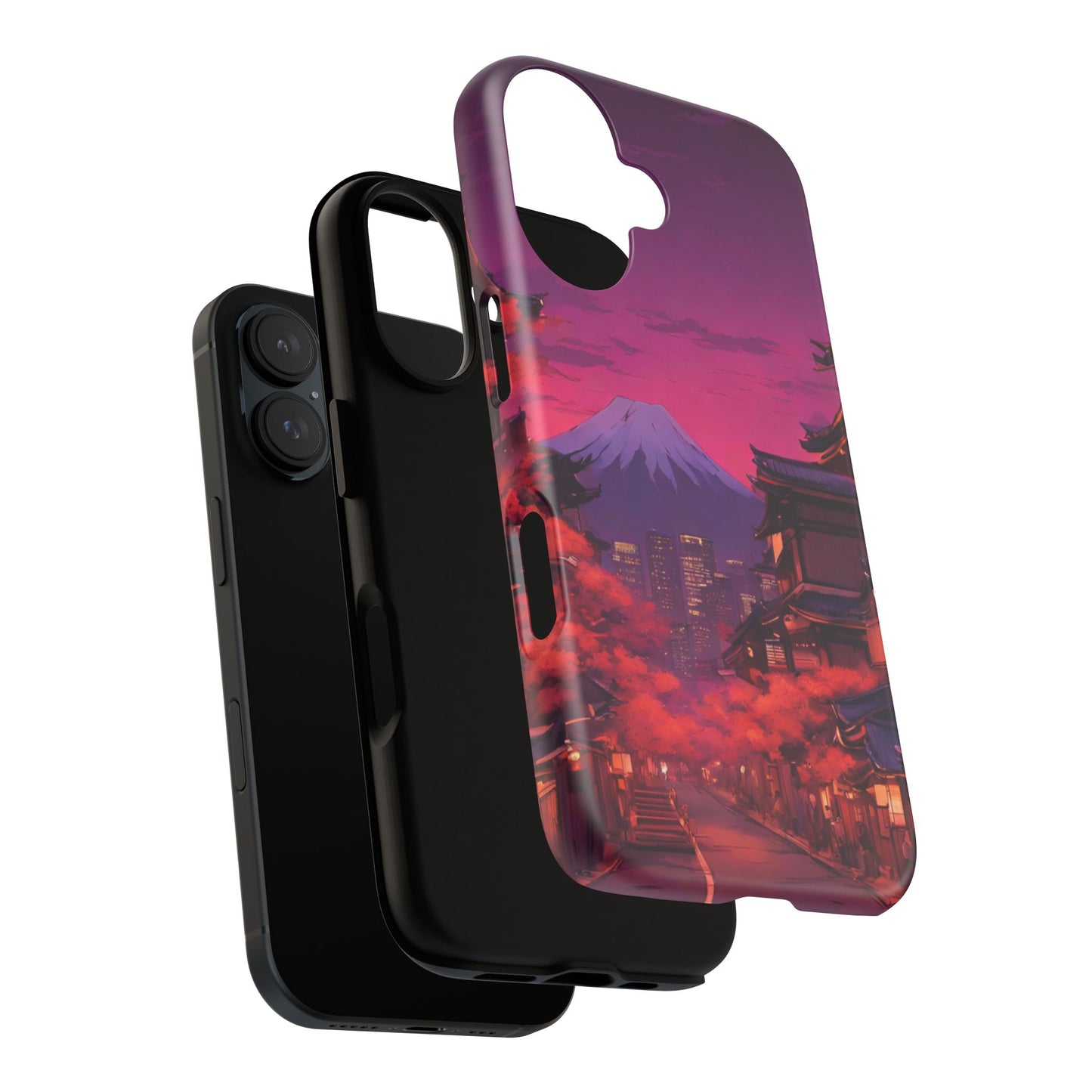 Traditional Japanese Village Countryside-Dual Layer Ultra Tough Phone Case Printify by The Night Shift Automotive Apparel