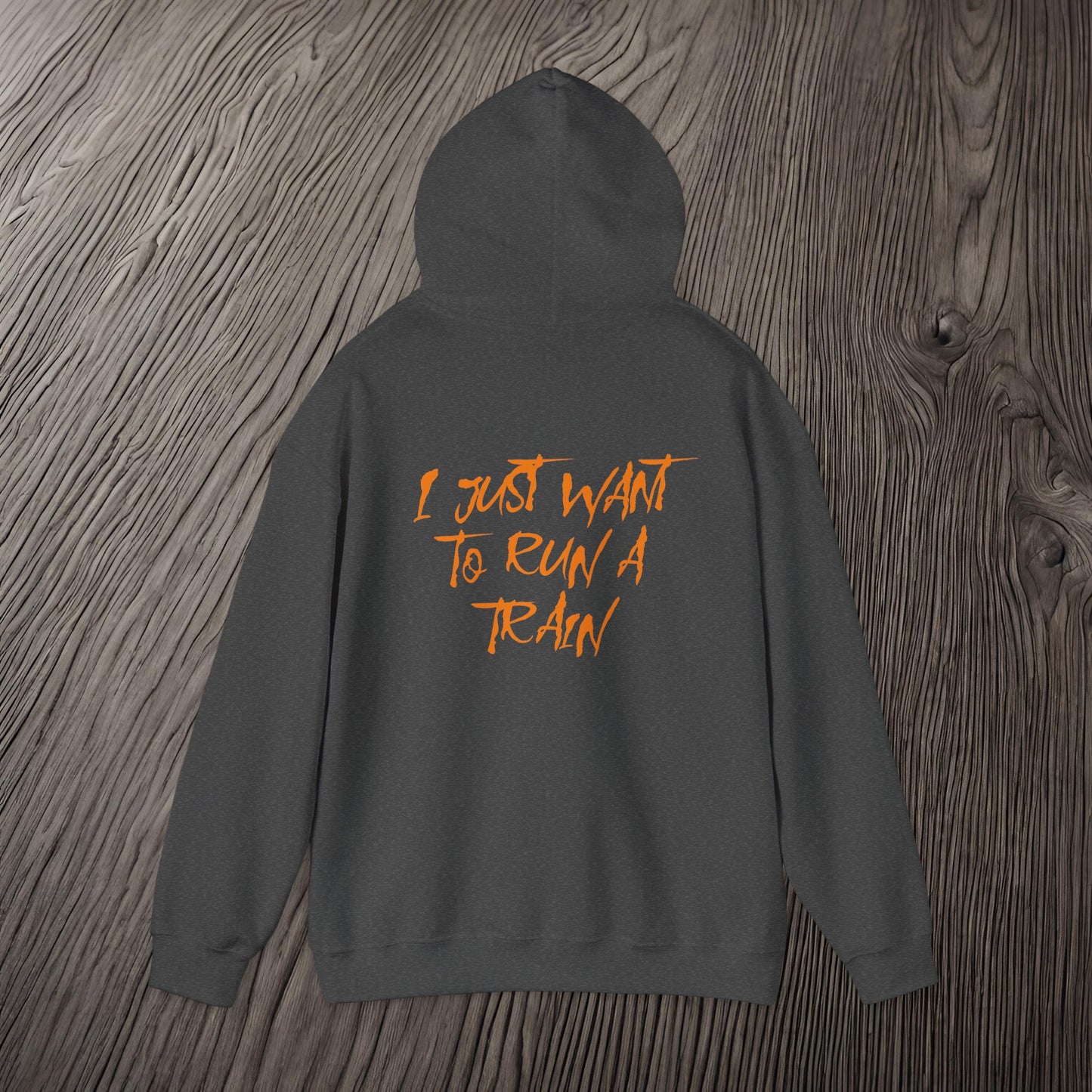 I Just Want To Run A Train-Ultra Soft, Premium Hoodie Printify by The Night Shift Automotive Apparel