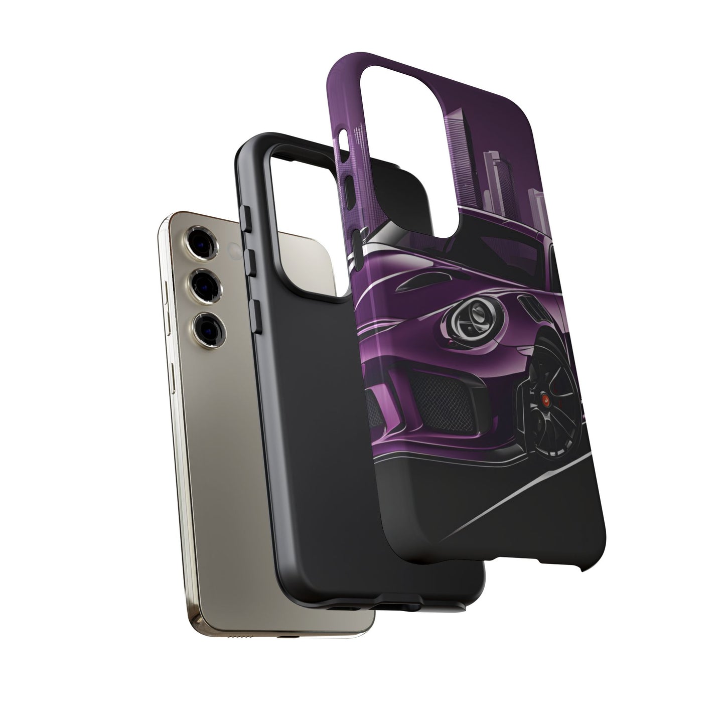 Porsche 911 GT3 RS-Dual Layer Ultra Tough Phone Case Printify by The Night Shift Automotive Apparel