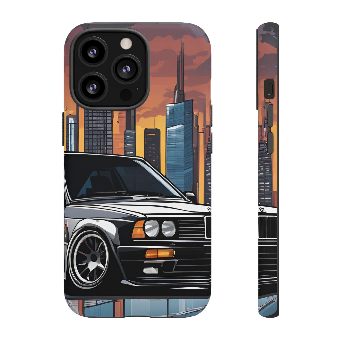 BMW E30 M3-Dual Layer Ultra Tough Phone Case Printify by The Night Shift Automotive Apparel
