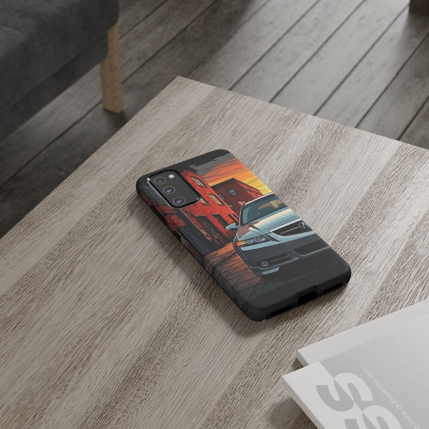 Acura TL Street Life-Dual Layer Ultra Tough Phone Case Samsung Galaxy S20 FE Matte Printify by The Night Shift Automotive Apparel