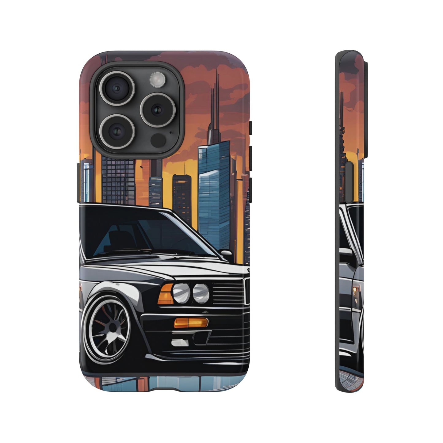 BMW E30 M3-Dual Layer Ultra Tough Phone Case Printify by The Night Shift Automotive Apparel
