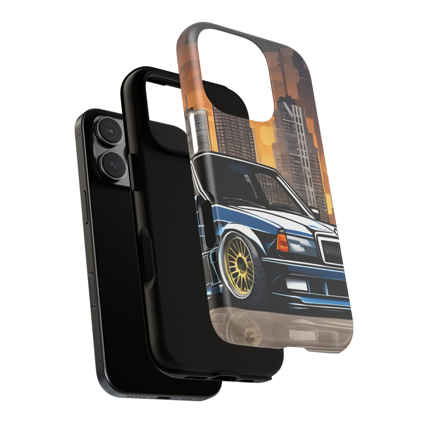 Mercedes Benz 190e Evo-Dual Layer Ultra Tough Phone Case Printify by The Night Shift Automotive Apparel