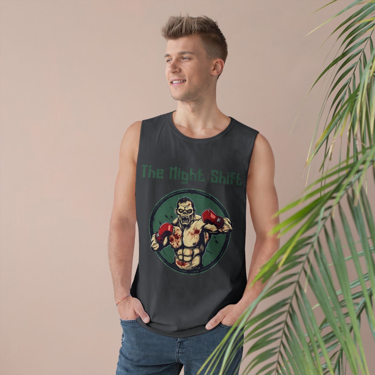 Zombie Boxing World Champion - Premium Unisex Barnard Tank Top Printify by The Night Shift Automotive Apparel
