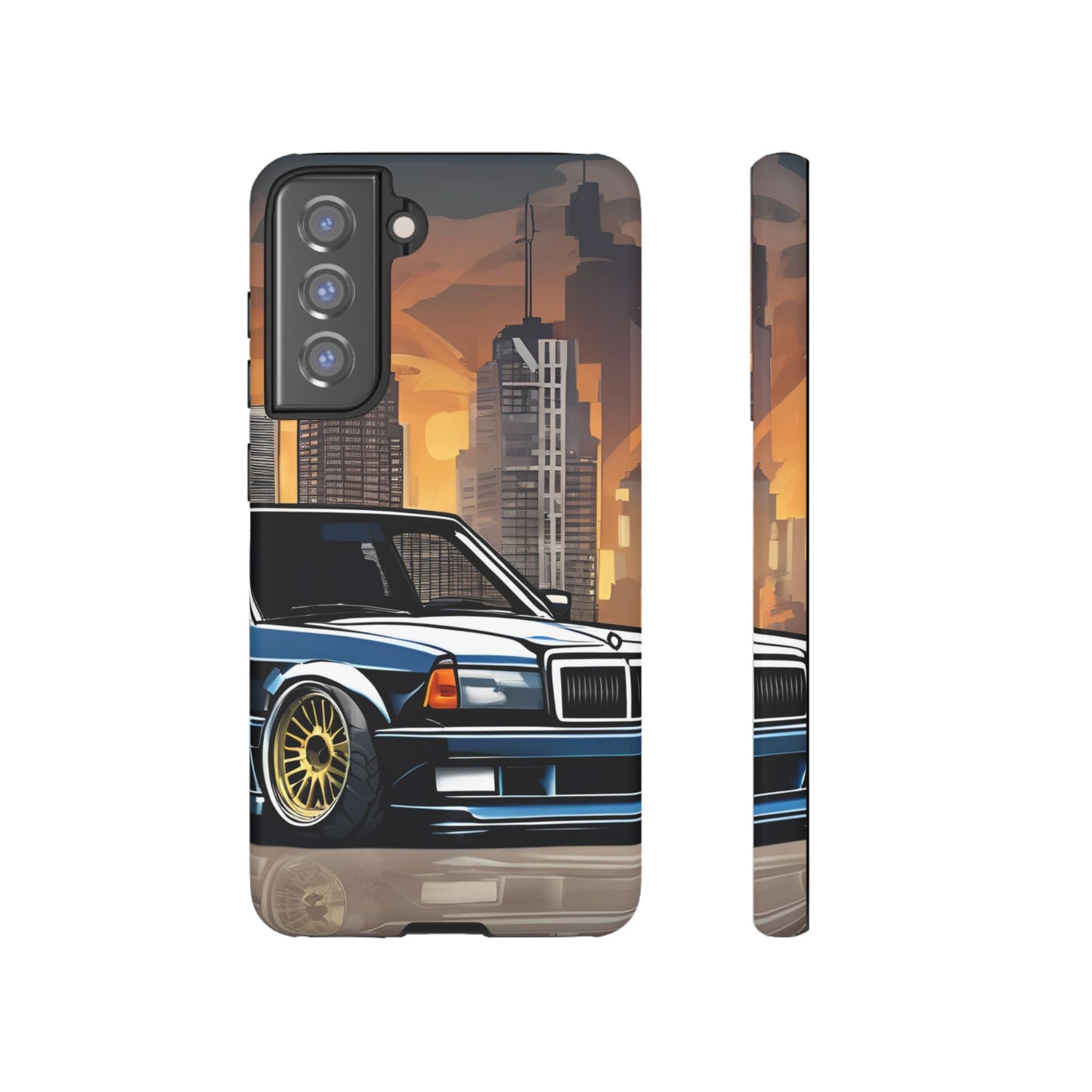 Mercedes Benz 190e Evo-Dual Layer Ultra Tough Phone Case Printify by The Night Shift Automotive Apparel