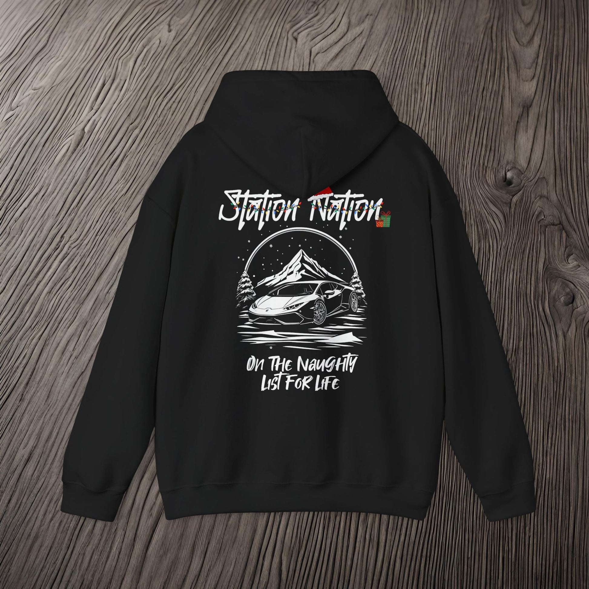🎁 Christmas Limited Edition Station Nation-Ultra Soft, Premium Hoodie Printify by The Night Shift Automotive Apparel
