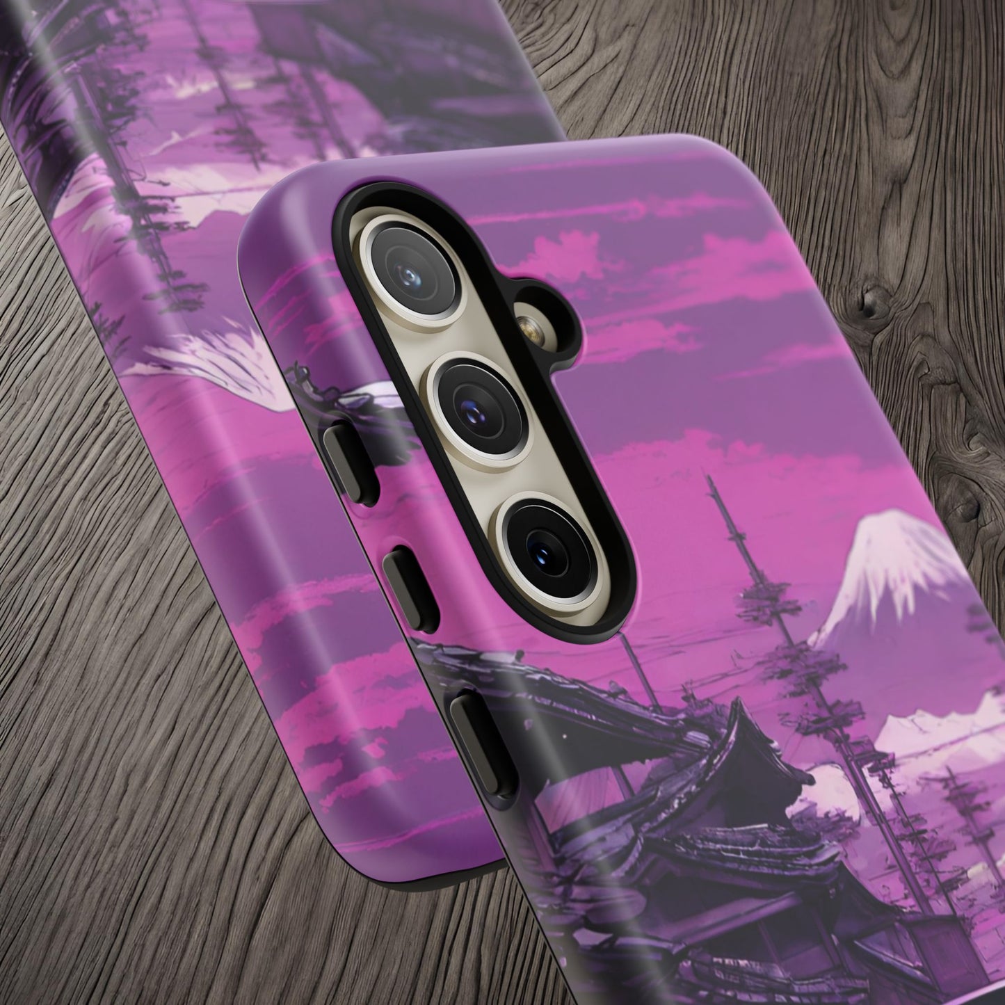 Nissan Skyline R34 Mt Fuji-Dual Layer Ultra Tough Phone Case Printify by The Night Shift Automotive Apparel