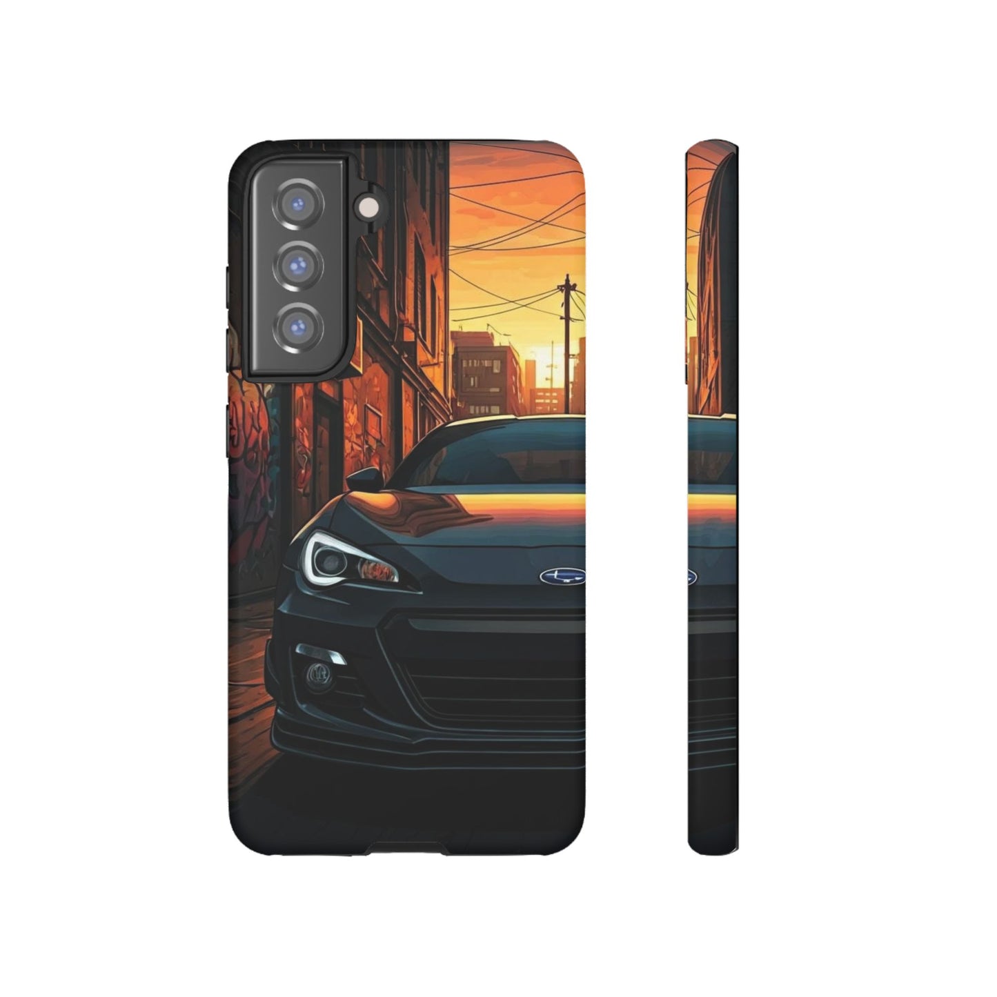 Subaru BRZ Street Life-Dual Layer Ultra Tough Phone Case Printify by The Night Shift Automotive Apparel