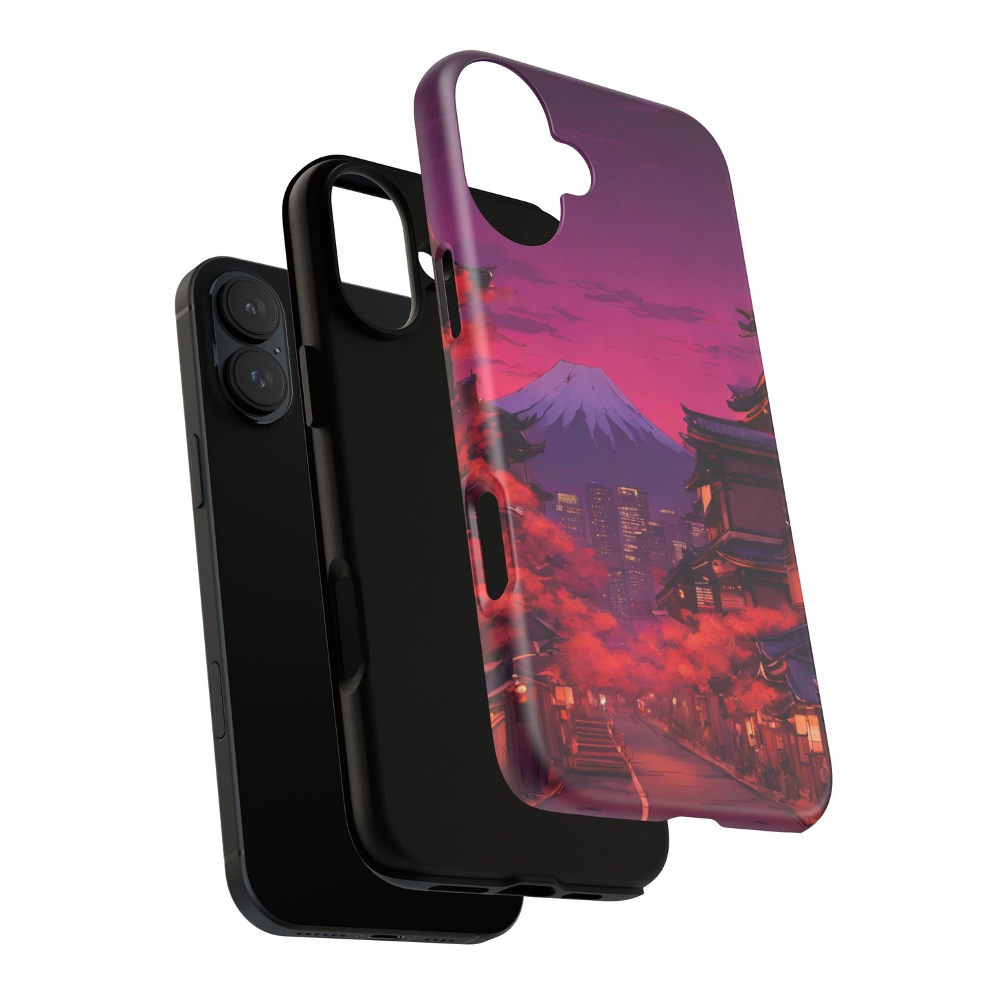 Traditional Japanese Village Countryside-Dual Layer Ultra Tough Phone Case Printify by The Night Shift Automotive Apparel