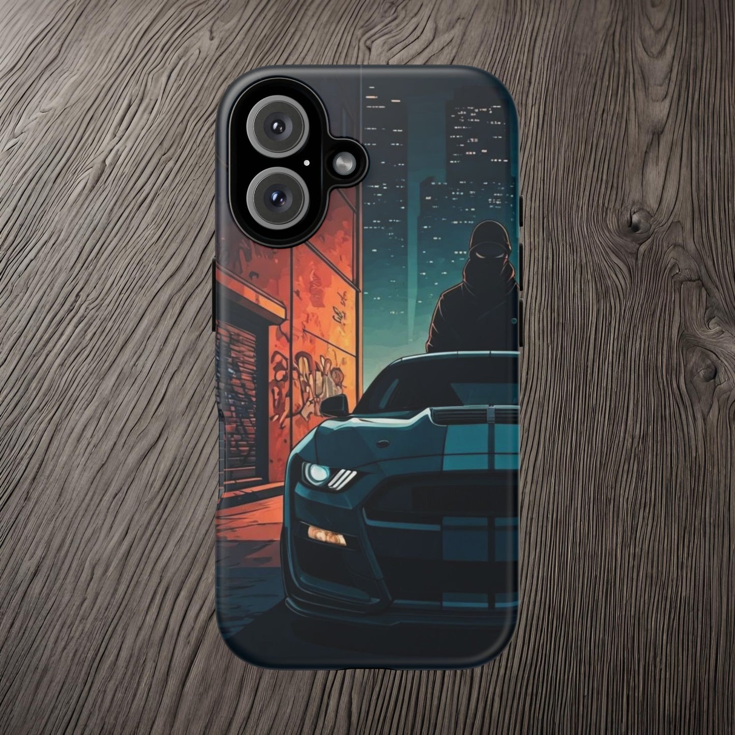 Ford Mustang Shelby GT350 Street Life-Dual Layer Ultra Tough Phone Case Printify by The Night Shift Automotive Apparel