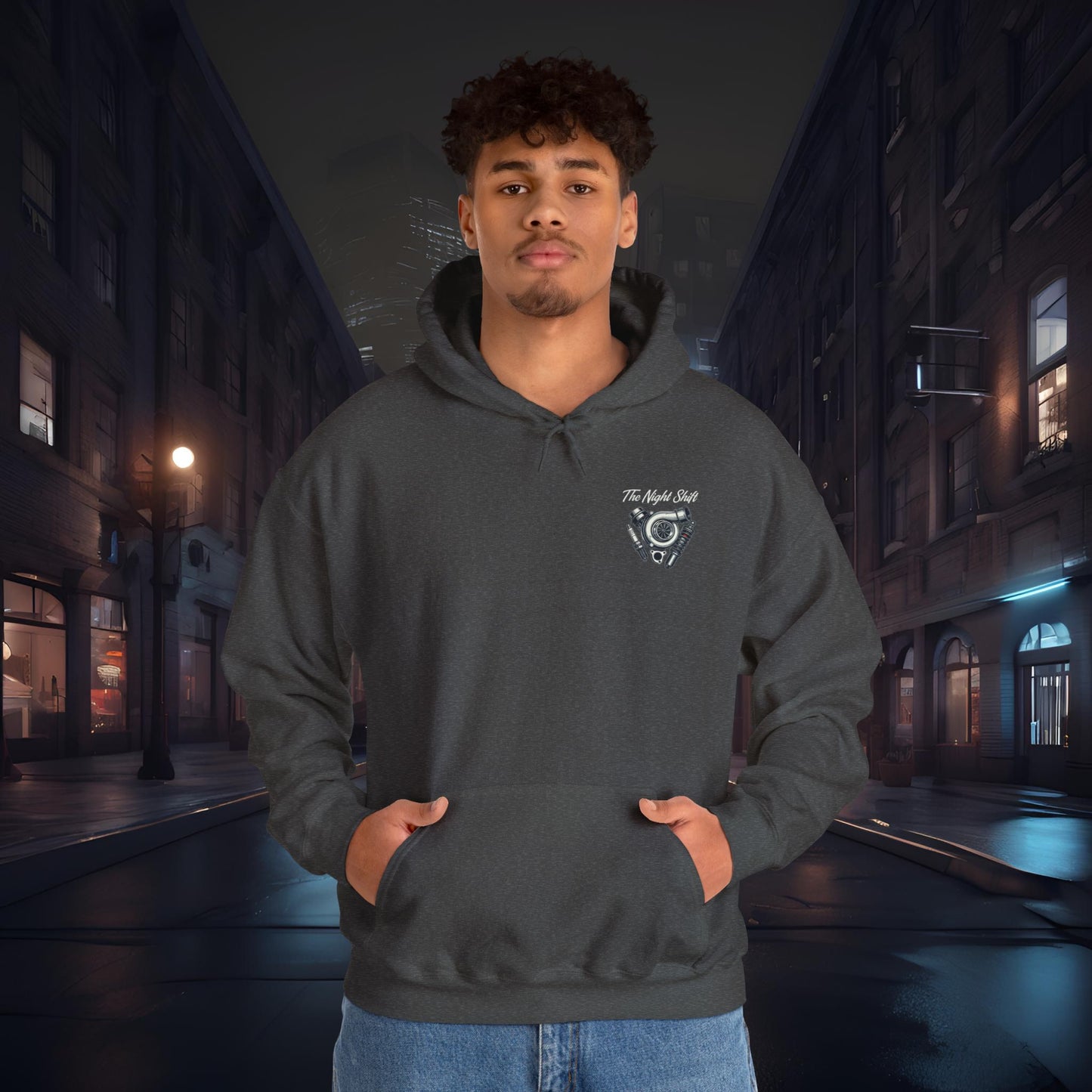 The Night Shift Essentials-Ultra Soft, Premium Hoodie Printify by The Night Shift Automotive Apparel