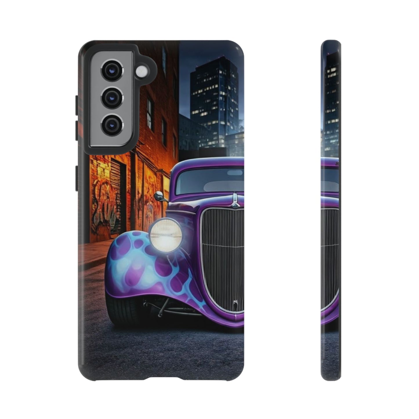 1934 Ford Street Life-Dual Layer Ultra Tough Phone Case Samsung Galaxy S21 Glossy Printify by The Night Shift Automotive Apparel