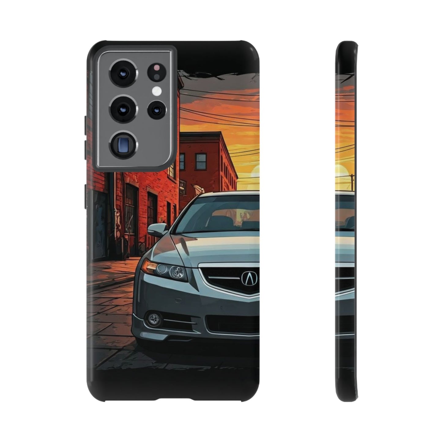 Acura TL Street Life-Dual Layer Ultra Tough Phone Case Samsung Galaxy S21 Ultra Glossy Printify by The Night Shift Automotive Apparel
