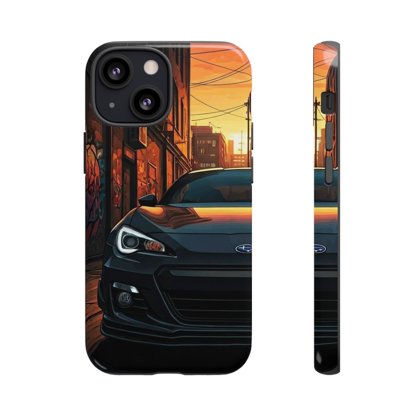 Subaru BRZ Street Life-Dual Layer Ultra Tough Phone Case Printify by The Night Shift Automotive Apparel