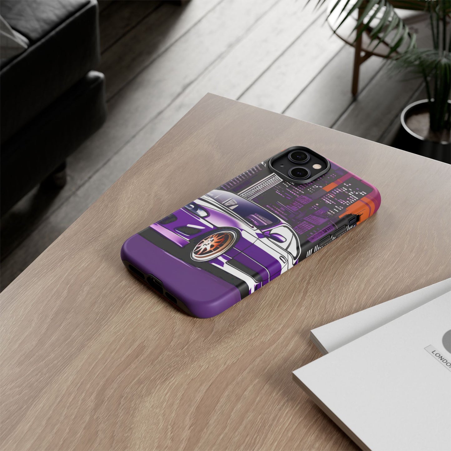 Nissan 240sx S15-Dual Layer Ultra Tough Phone Case iPhone 14 Plus Matte Printify by The Night Shift Automotive Apparel