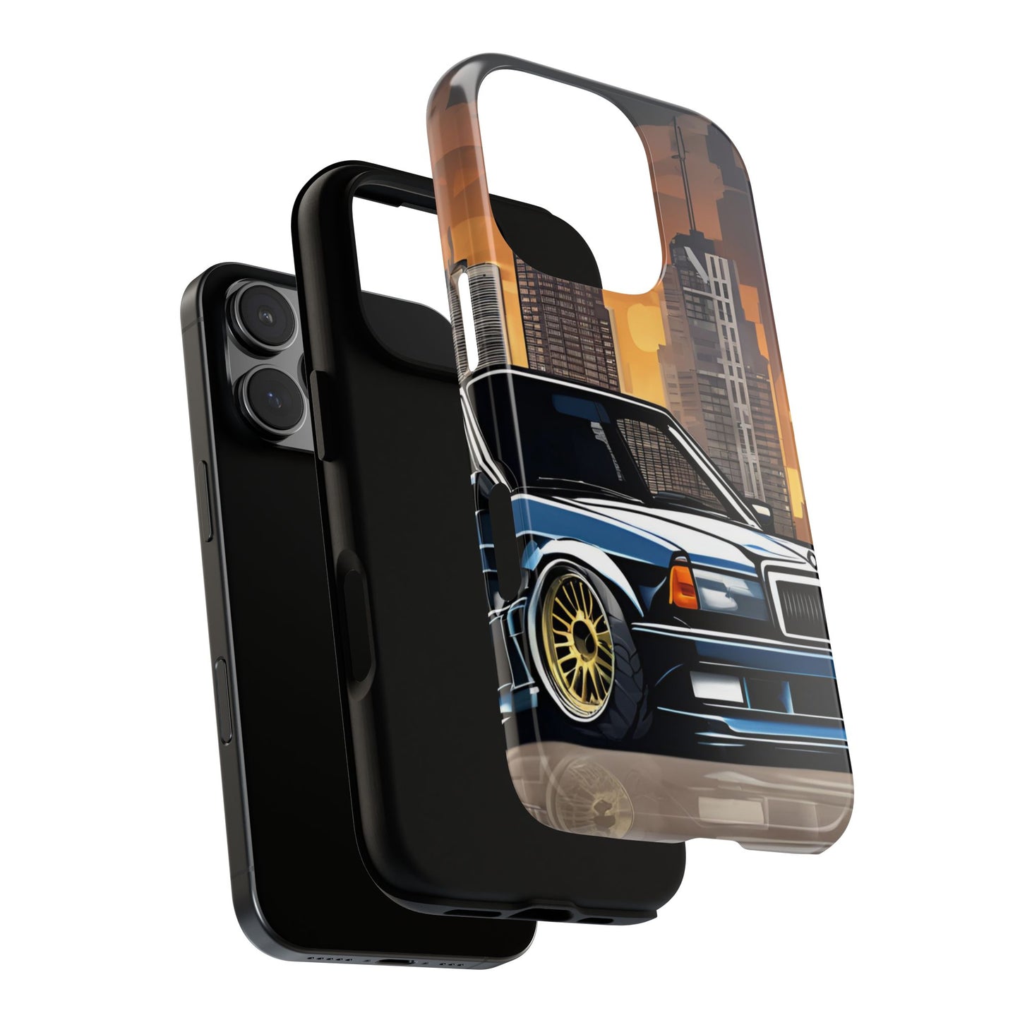 Mercedes Benz 190e Evo-Dual Layer Ultra Tough Phone Case Printify by The Night Shift Automotive Apparel