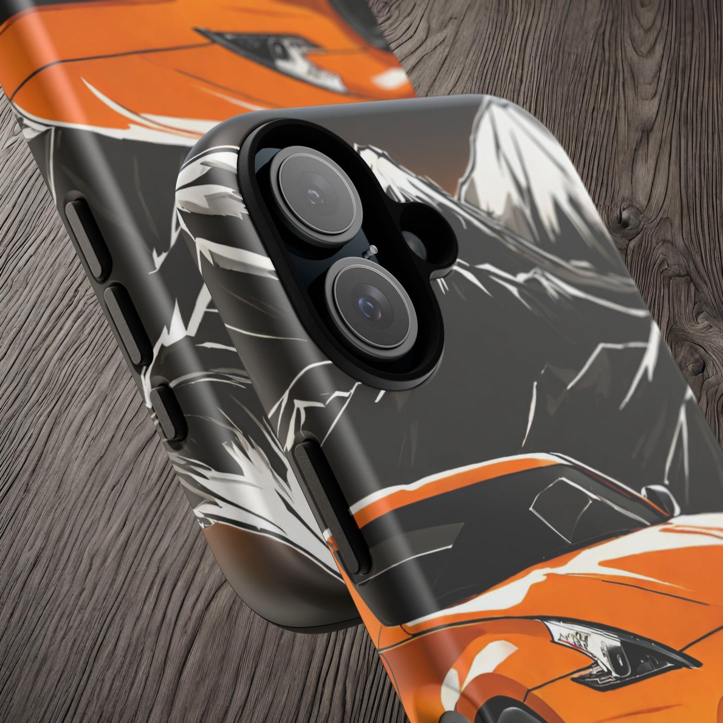 Nissan 370Z Mt Fuji-Dual Layer Ultra Tough Phone Case Printify by The Night Shift Automotive Apparel
