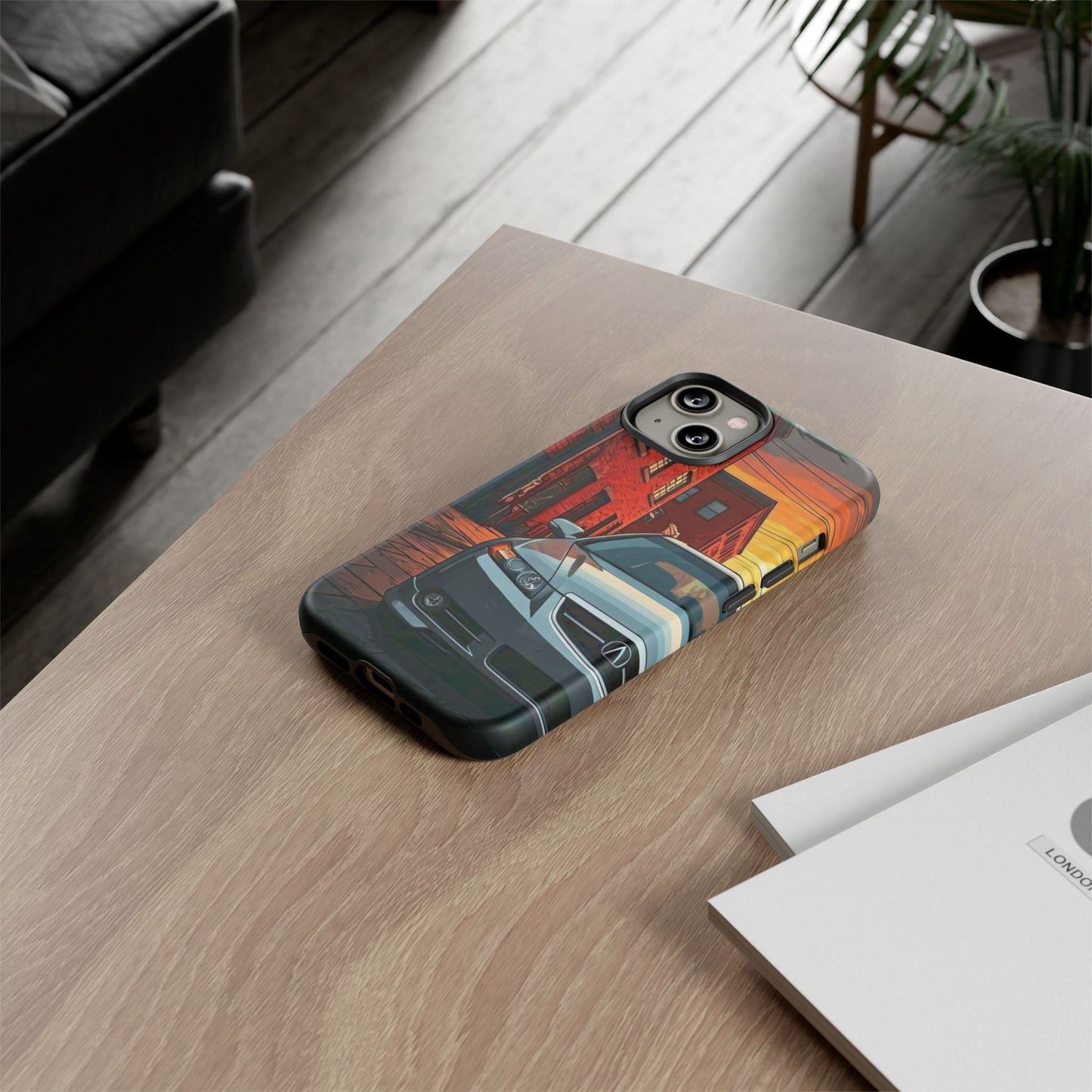 Acura TL Street Life-Dual Layer Ultra Tough Phone Case iPhone 14 Matte Printify by The Night Shift Automotive Apparel