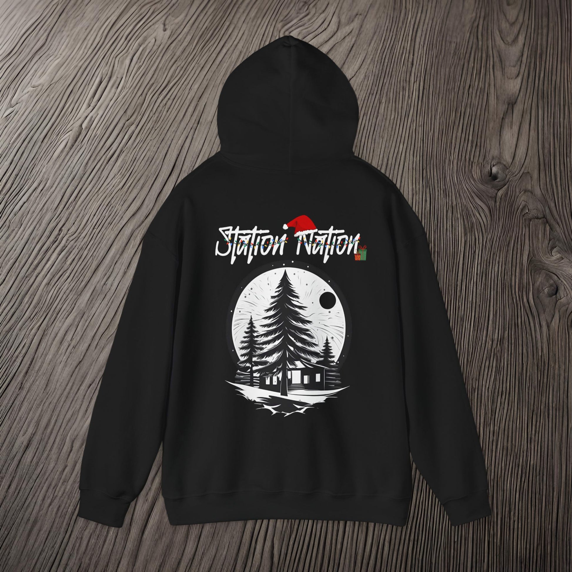 🎁 Christmas Limited Edition Station Nation-Ultra Soft, Premium Hoodie Printify by The Night Shift Automotive Apparel