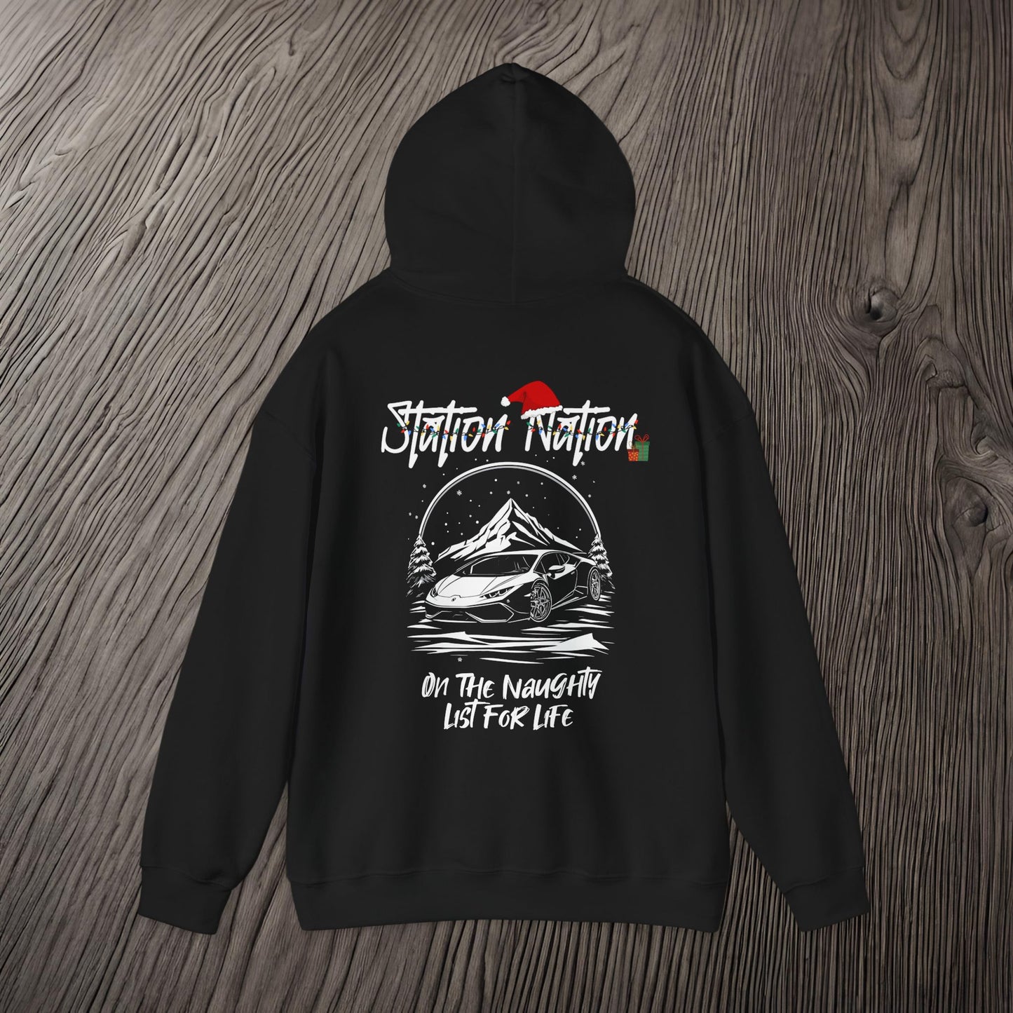 🎁 Christmas Limited Edition Station Nation-Ultra Soft, Premium Hoodie Printify by The Night Shift Automotive Apparel