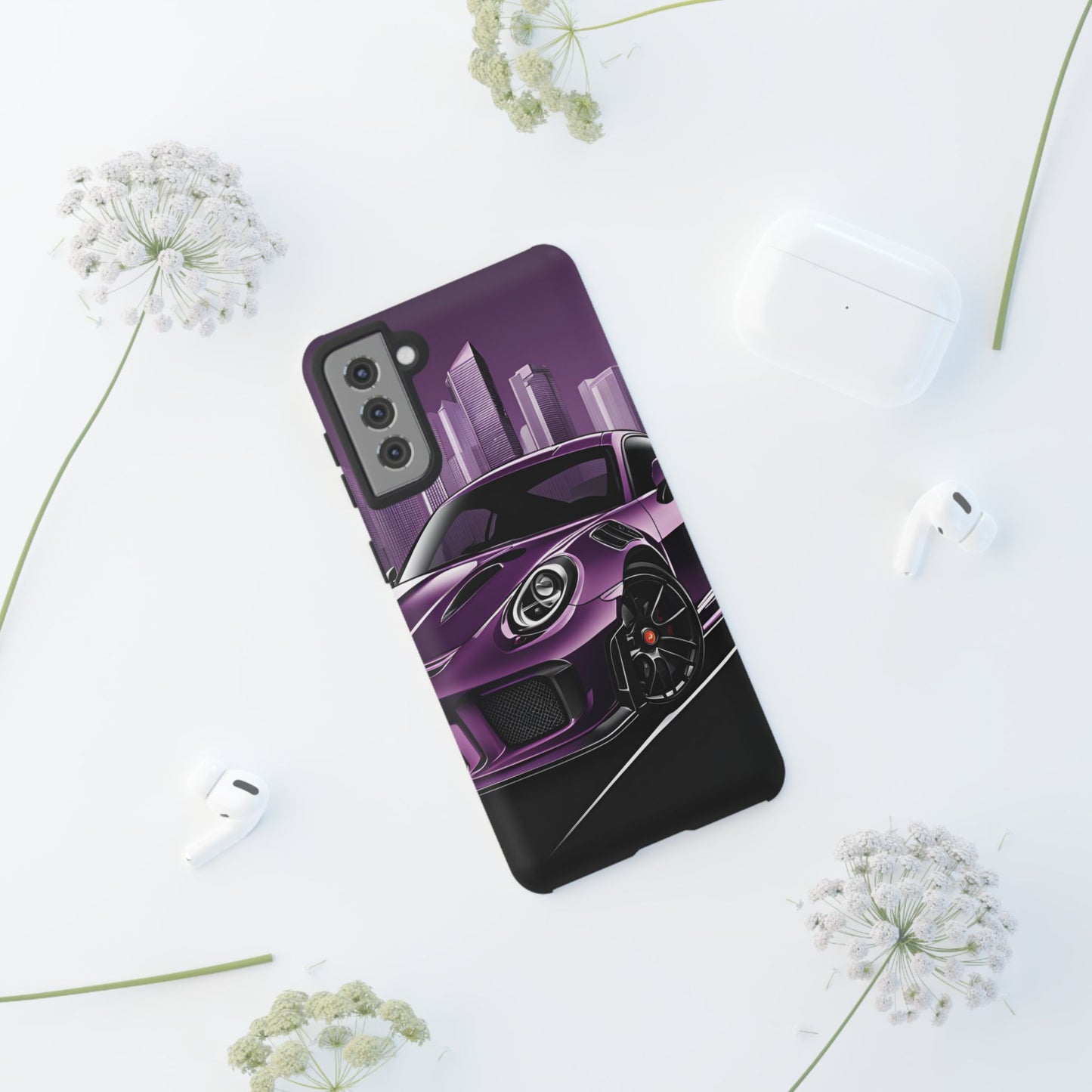 Porsche 911 GT3 RS-Dual Layer Ultra Tough Phone Case Printify by The Night Shift Automotive Apparel