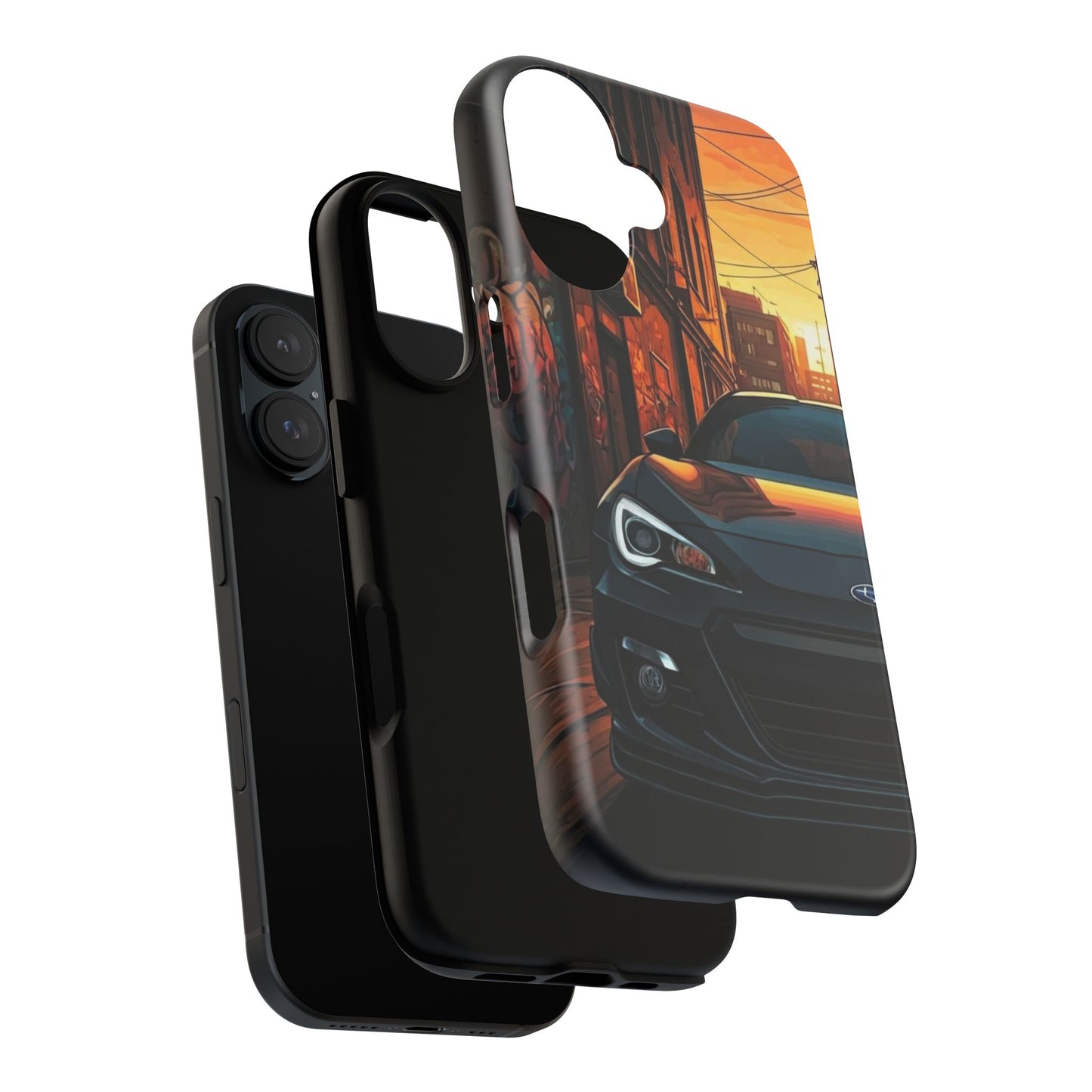 Subaru BRZ Street Life-Dual Layer Ultra Tough Phone Case Printify by The Night Shift Automotive Apparel