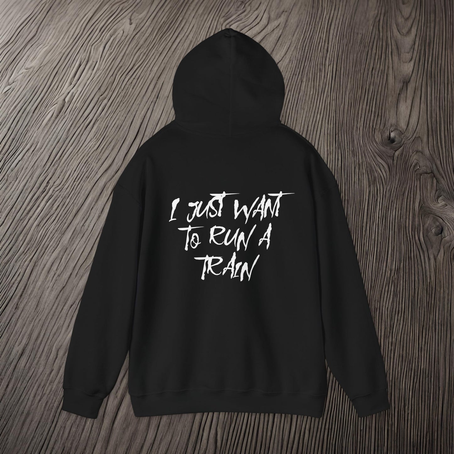 I Just Want To Run A Train-Ultra Soft, Premium Hoodie Printify by The Night Shift Automotive Apparel