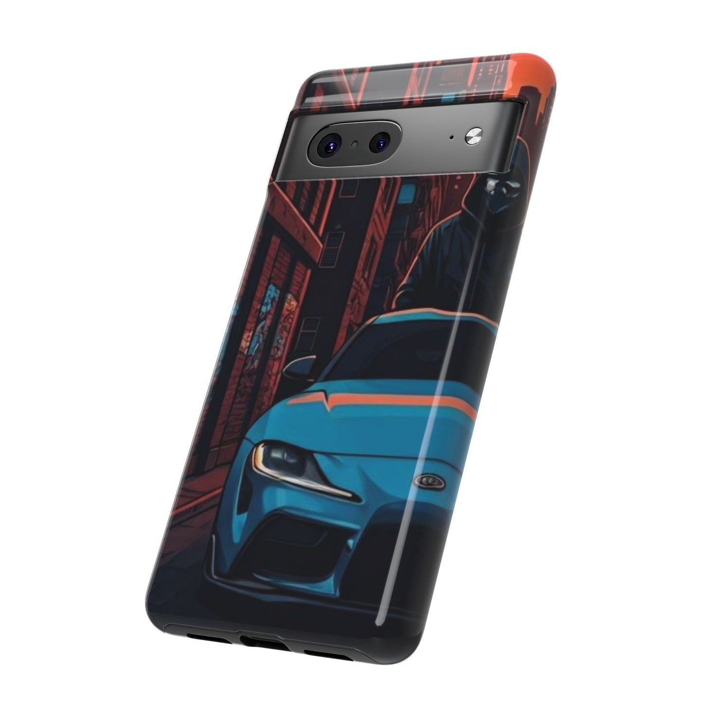 Toyota Supra MK-V Street Life-Dual Layer Ultra Tough Phone Case Printify by The Night Shift Automotive Apparel
