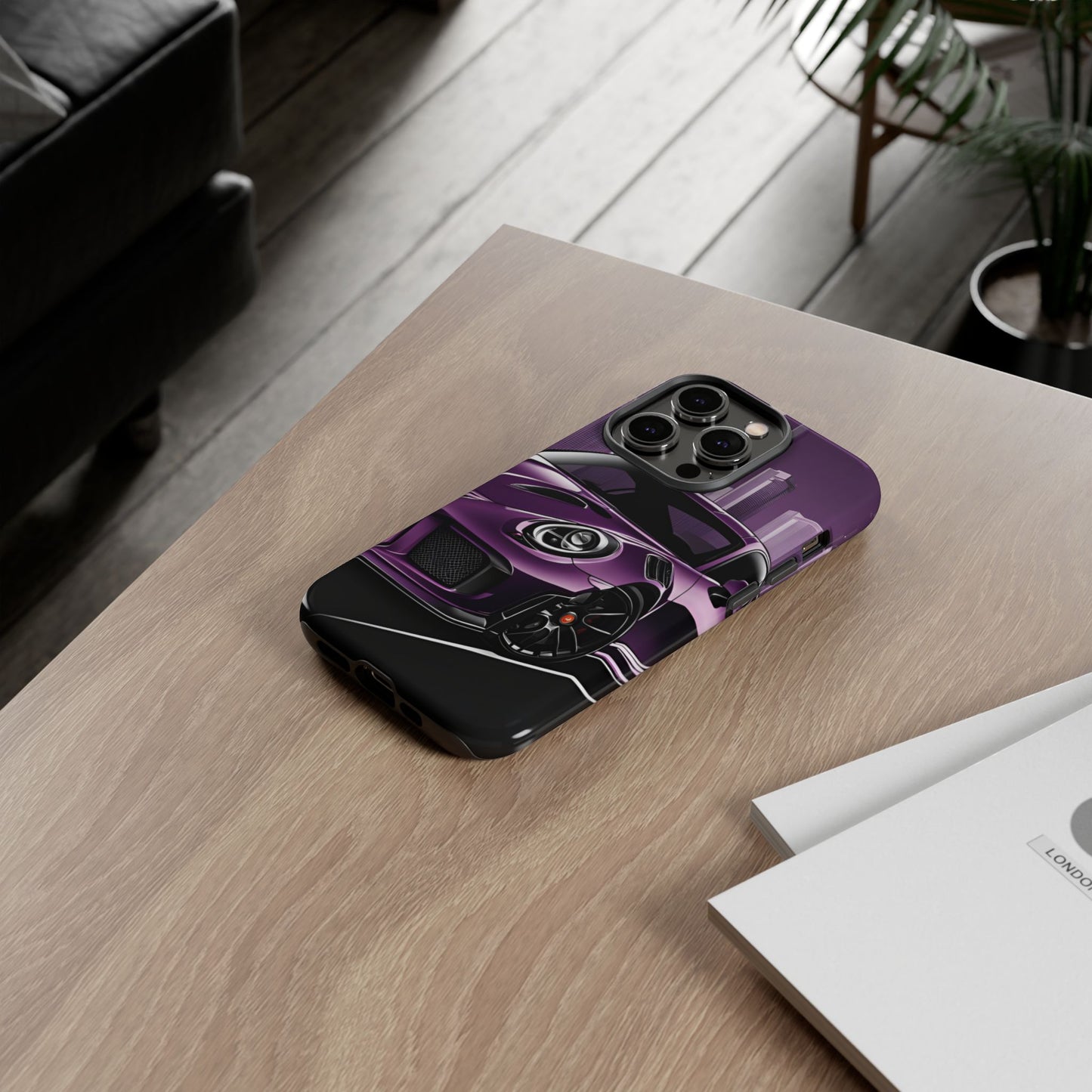Porsche 911 GT3 RS-Dual Layer Ultra Tough Phone Case iPhone 14 Pro Glossy Printify by The Night Shift Automotive Apparel