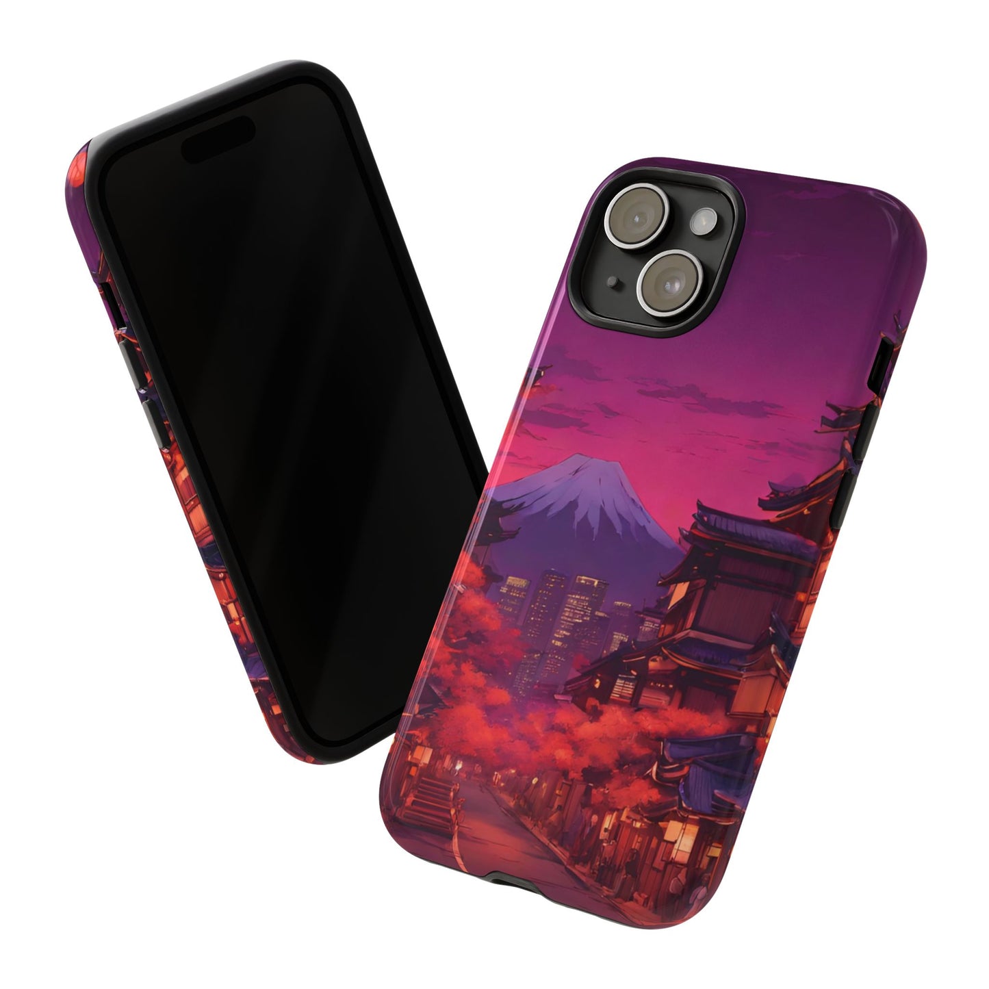 Traditional Japanese Village Countryside-Dual Layer Ultra Tough Phone Case Printify by The Night Shift Automotive Apparel
