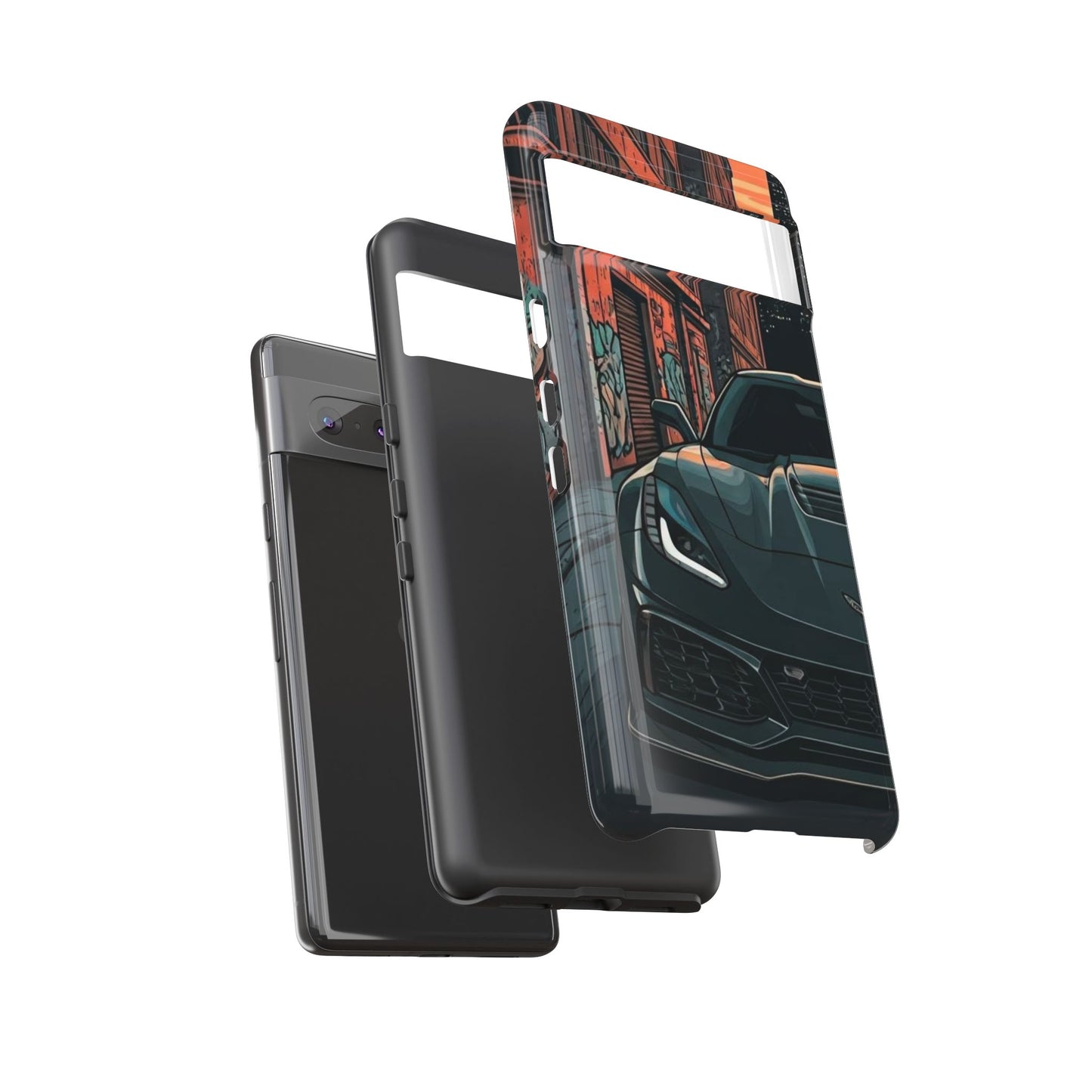 Chevy Corvette C7 Street Life-Dual Layer Ultra Tough Phone Case Printify by The Night Shift Automotive Apparel