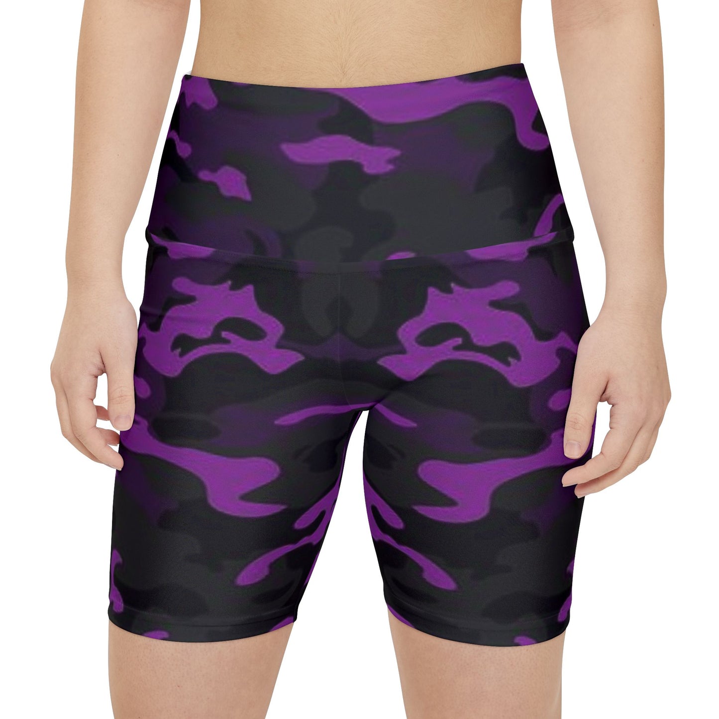 Women's Gym & Fitness Biker Shorts Printify by The Night Shift Automotive Apparel