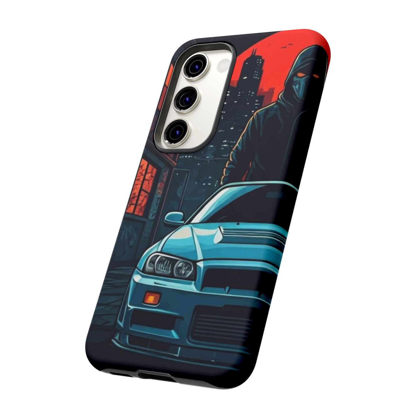Nissan Skyline R34 Street Life-Dual Layer Ultra Tough Phone Case Printify by The Night Shift Automotive Apparel