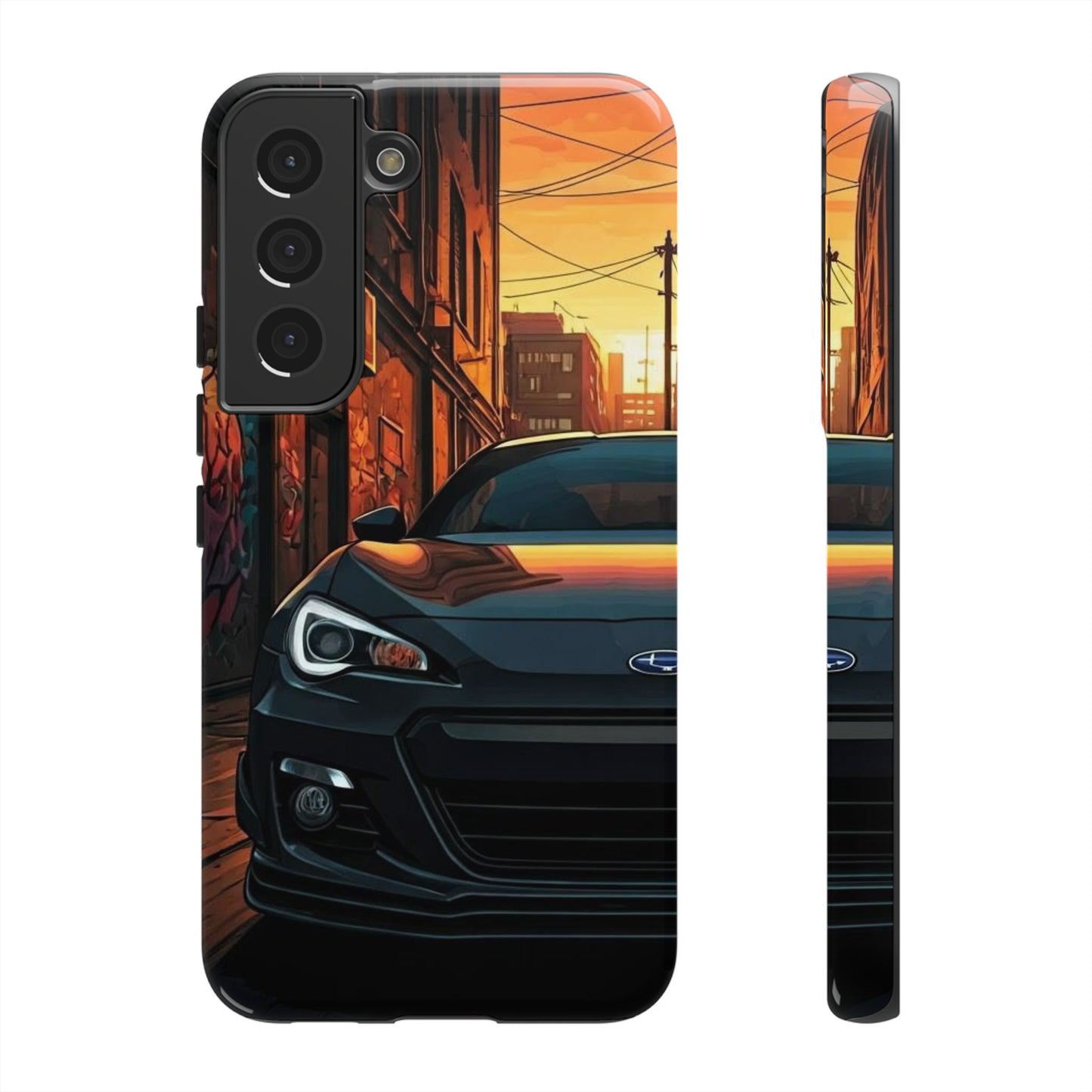 Subaru BRZ Street Life-Dual Layer Ultra Tough Phone Case Printify by The Night Shift Automotive Apparel