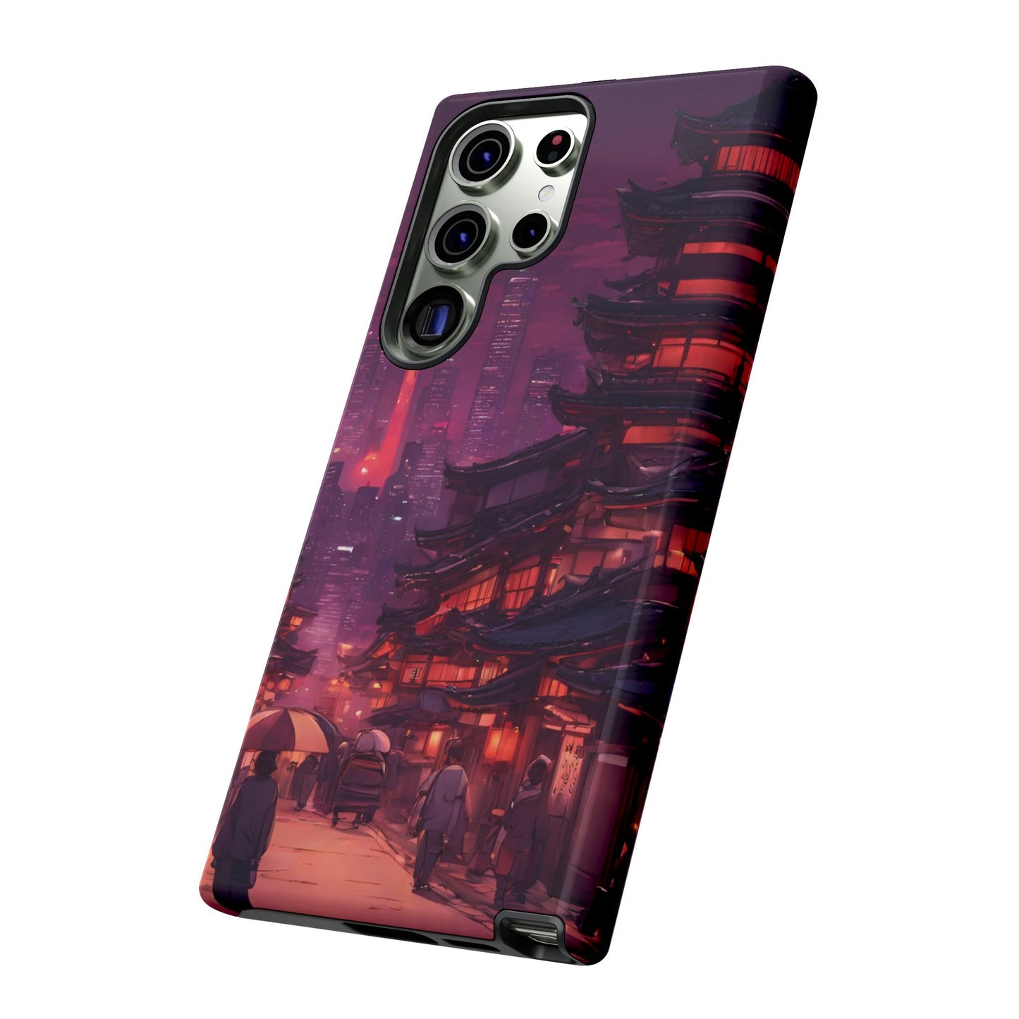 Traditional Japanese Village Countryside-Dual Layer Ultra Tough Phone Case Printify by The Night Shift Automotive Apparel