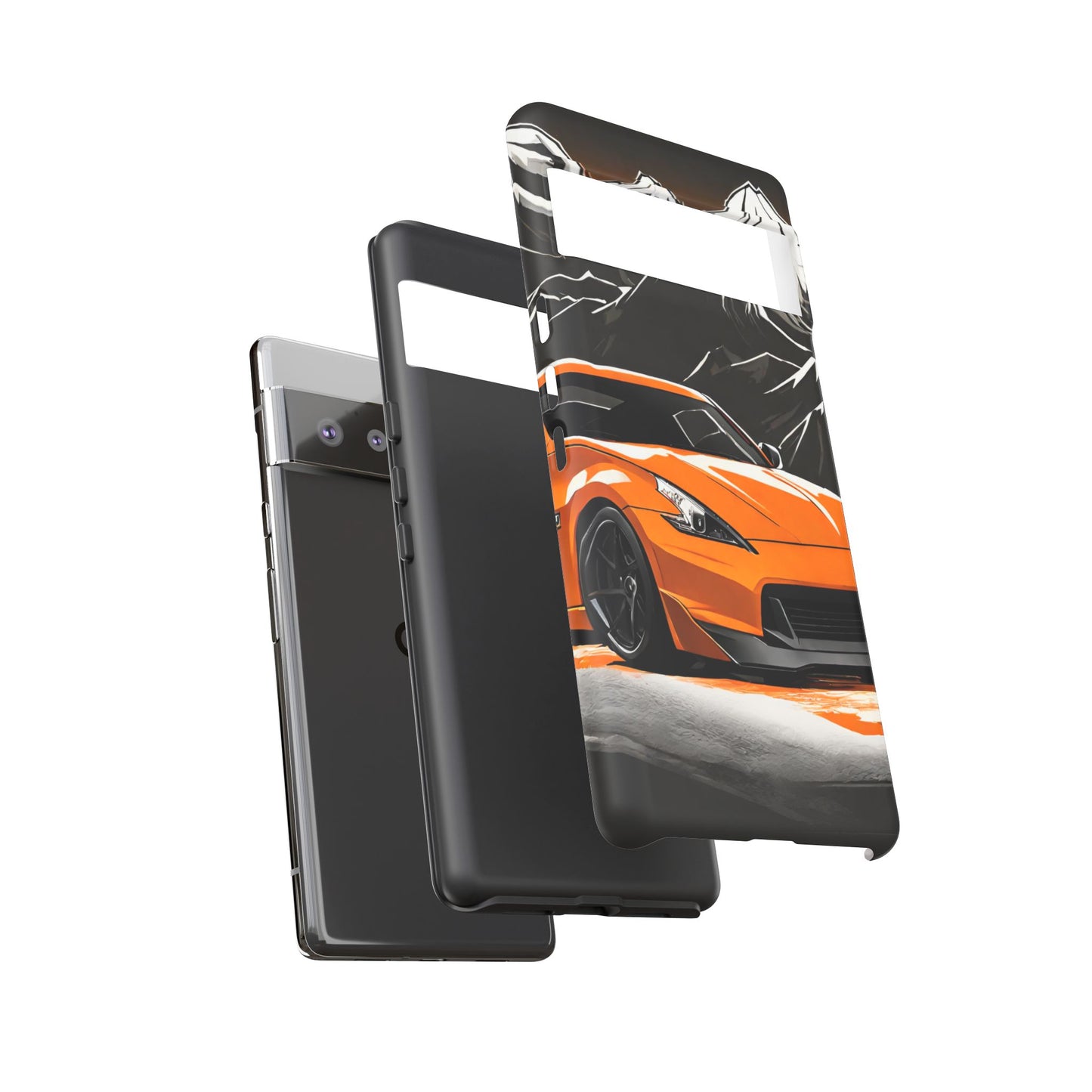 Nissan 370Z Mt Fuji-Dual Layer Ultra Tough Phone Case Printify by The Night Shift Automotive Apparel
