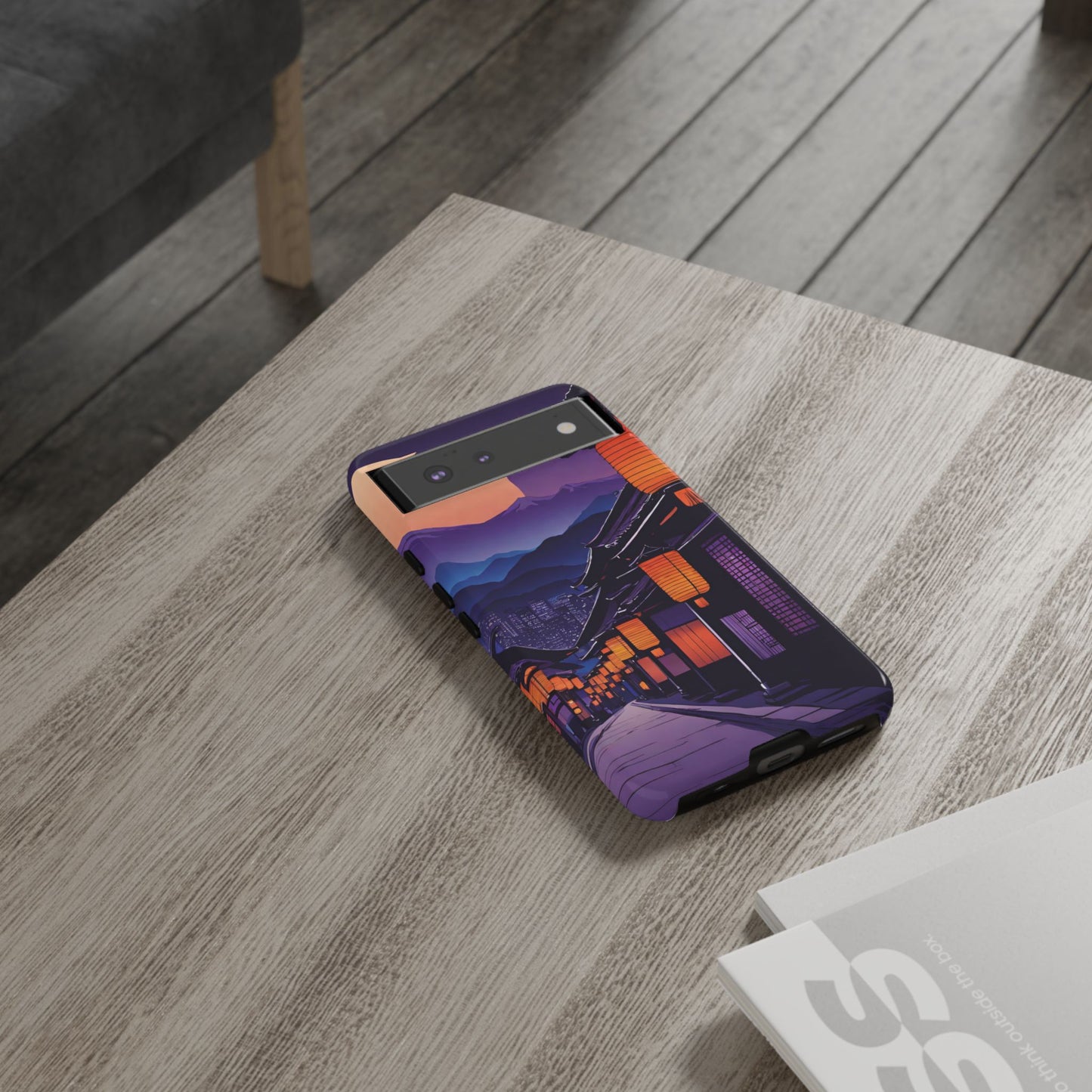 Traditional Japanese Village Countryside-Dual Layer Ultra Tough Phone Case Google Pixel 6 Glossy Printify by The Night Shift Automotive Apparel
