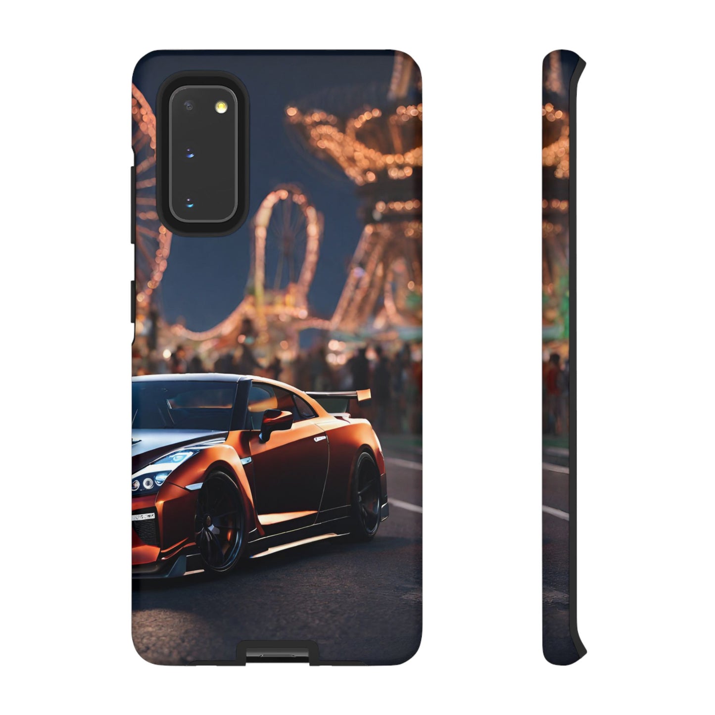 Nissan GTR R35-Dual Layer Ultra Tough Phone Case Samsung Galaxy S20 Matte Printify by The Night Shift Automotive Apparel