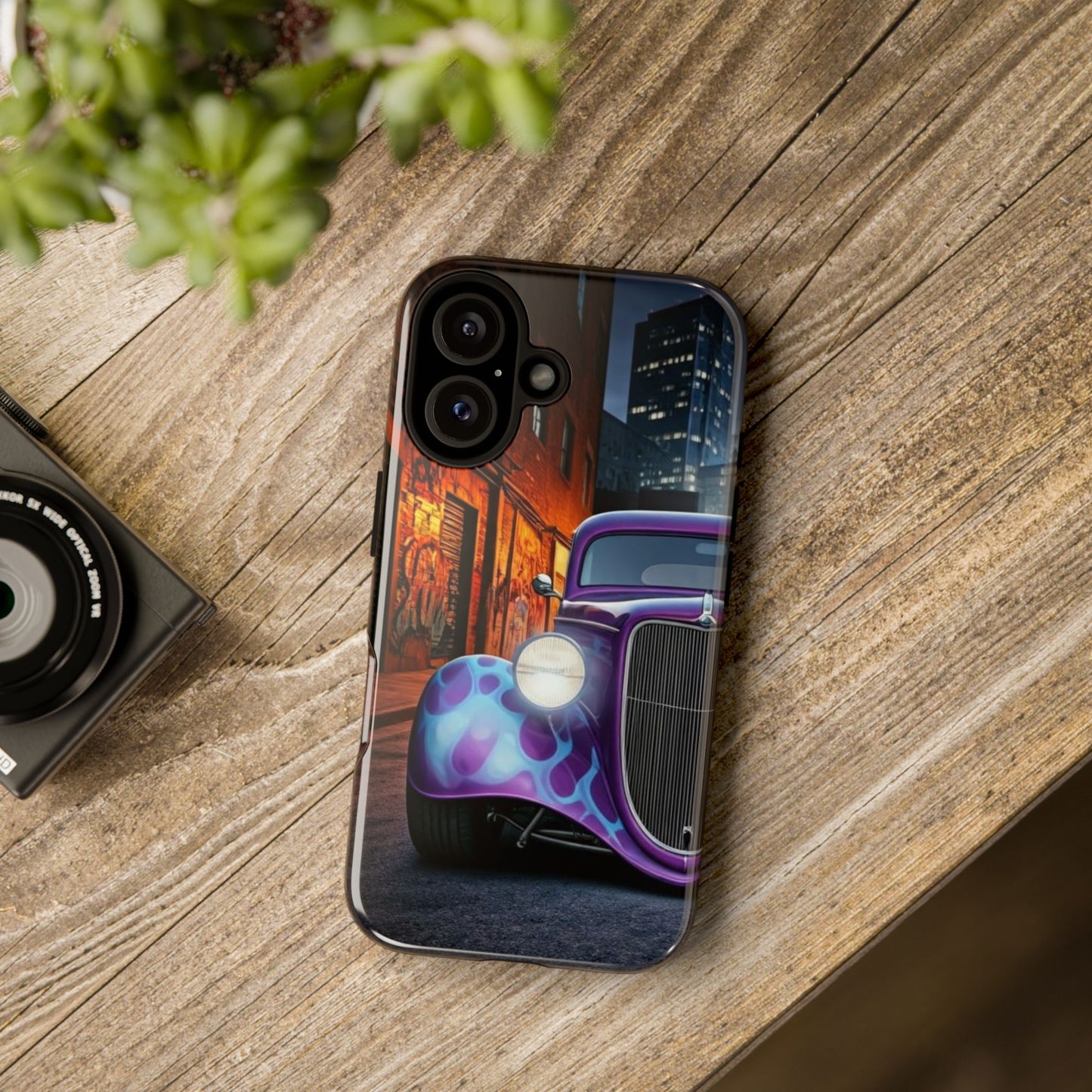 1934 Ford Street Life-Dual Layer Ultra Tough Phone Case iPhone 16 Glossy Printify by The Night Shift Automotive Apparel