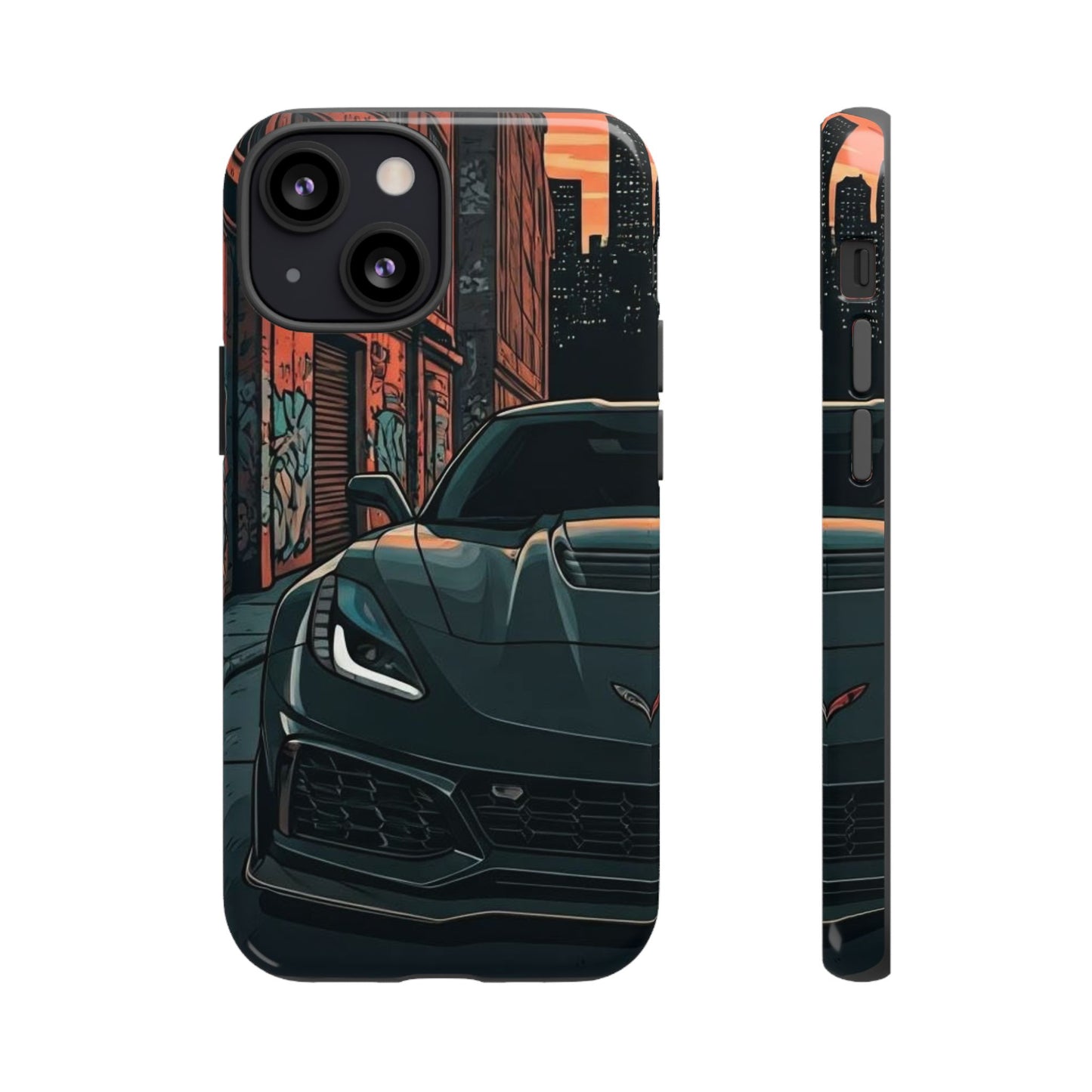Chevy Corvette C7 Street Life-Dual Layer Ultra Tough Phone Case Printify by The Night Shift Automotive Apparel