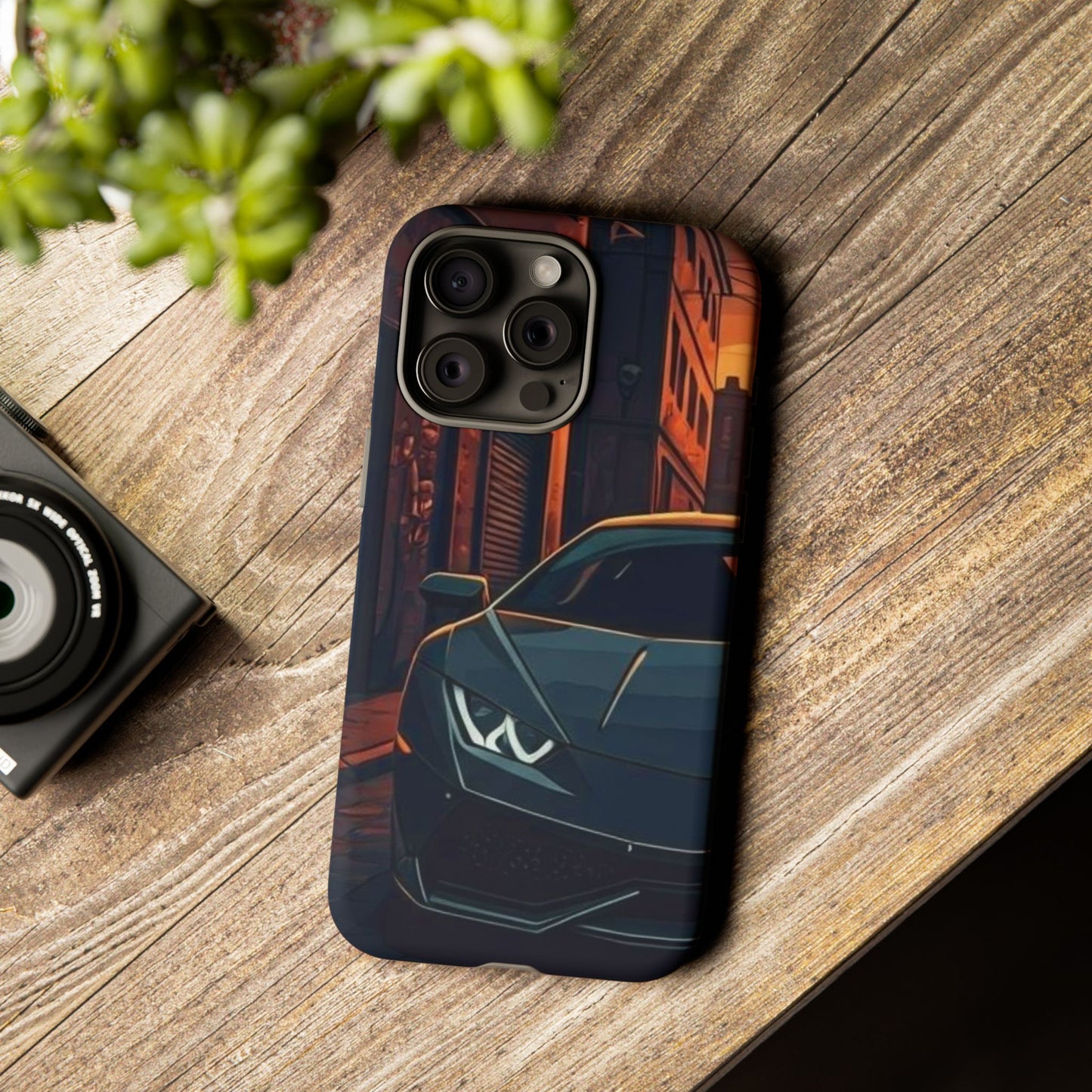 Lamborghini Huracan Street Life-Dual Layer Ultra Tough Phone Case iPhone 15 Pro Max Matte Printify by The Night Shift Automotive Apparel
