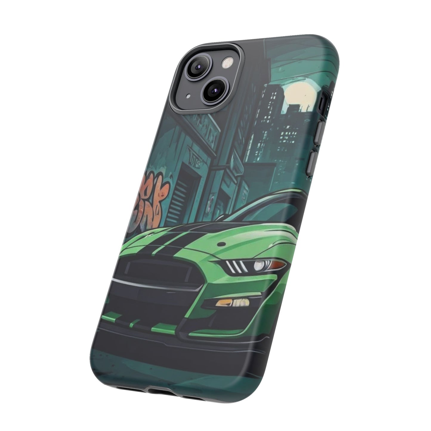 Ford Mustang Shelby GT500 Street Life-Dual Layer Ultra Tough Phone Case Printify by The Night Shift Automotive Apparel