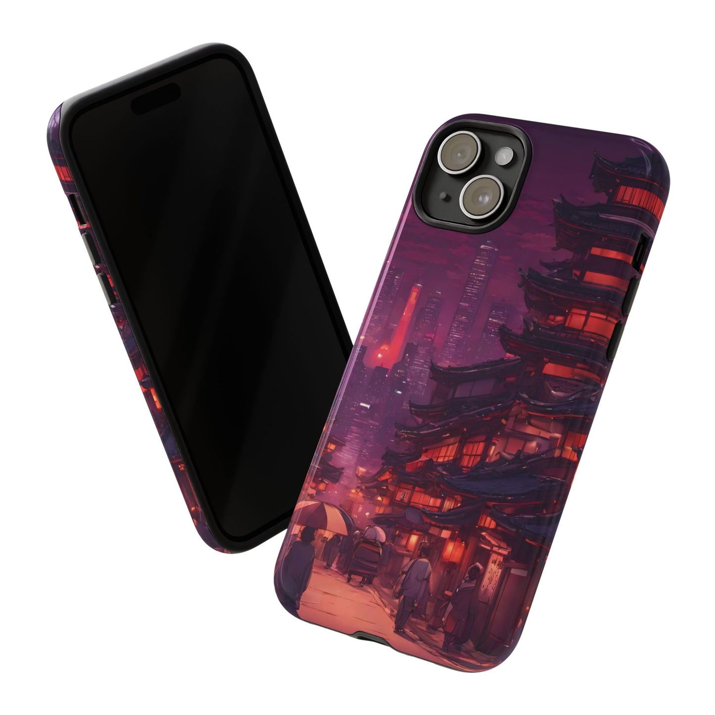 Traditional Japanese Village Countryside-Dual Layer Ultra Tough Phone Case Printify by The Night Shift Automotive Apparel