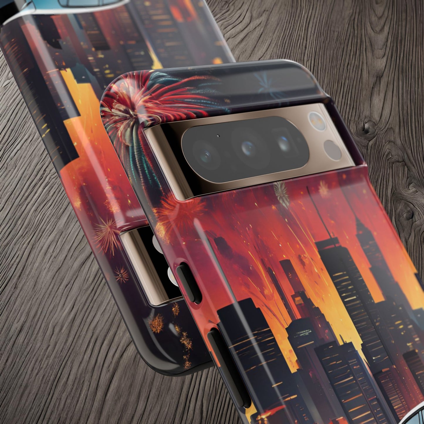 Volkswagon Golf GTI Fireworks-Dual Layer Ultra Tough Phone Case Printify by The Night Shift Automotive Apparel