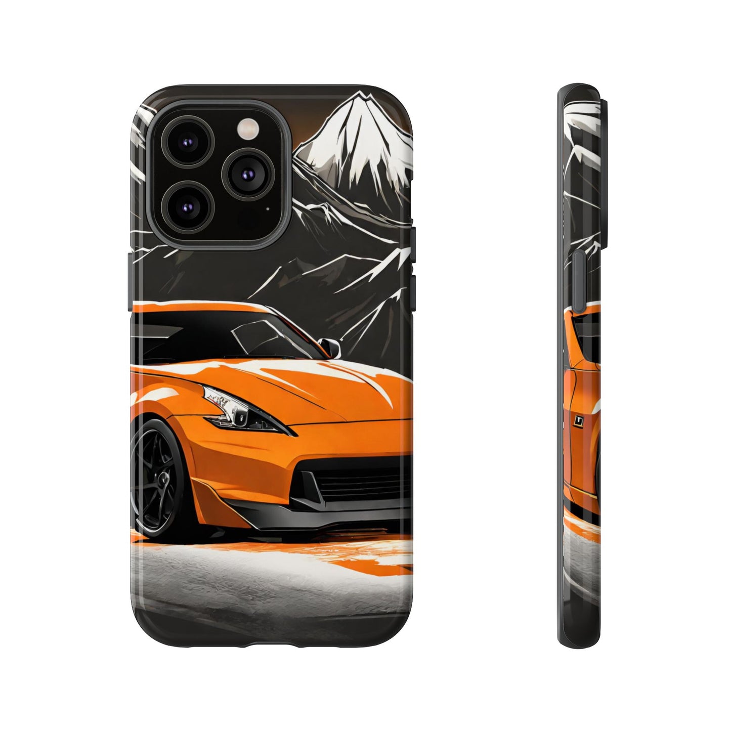 Nissan 370Z Mt Fuji-Dual Layer Ultra Tough Phone Case Printify by The Night Shift Automotive Apparel