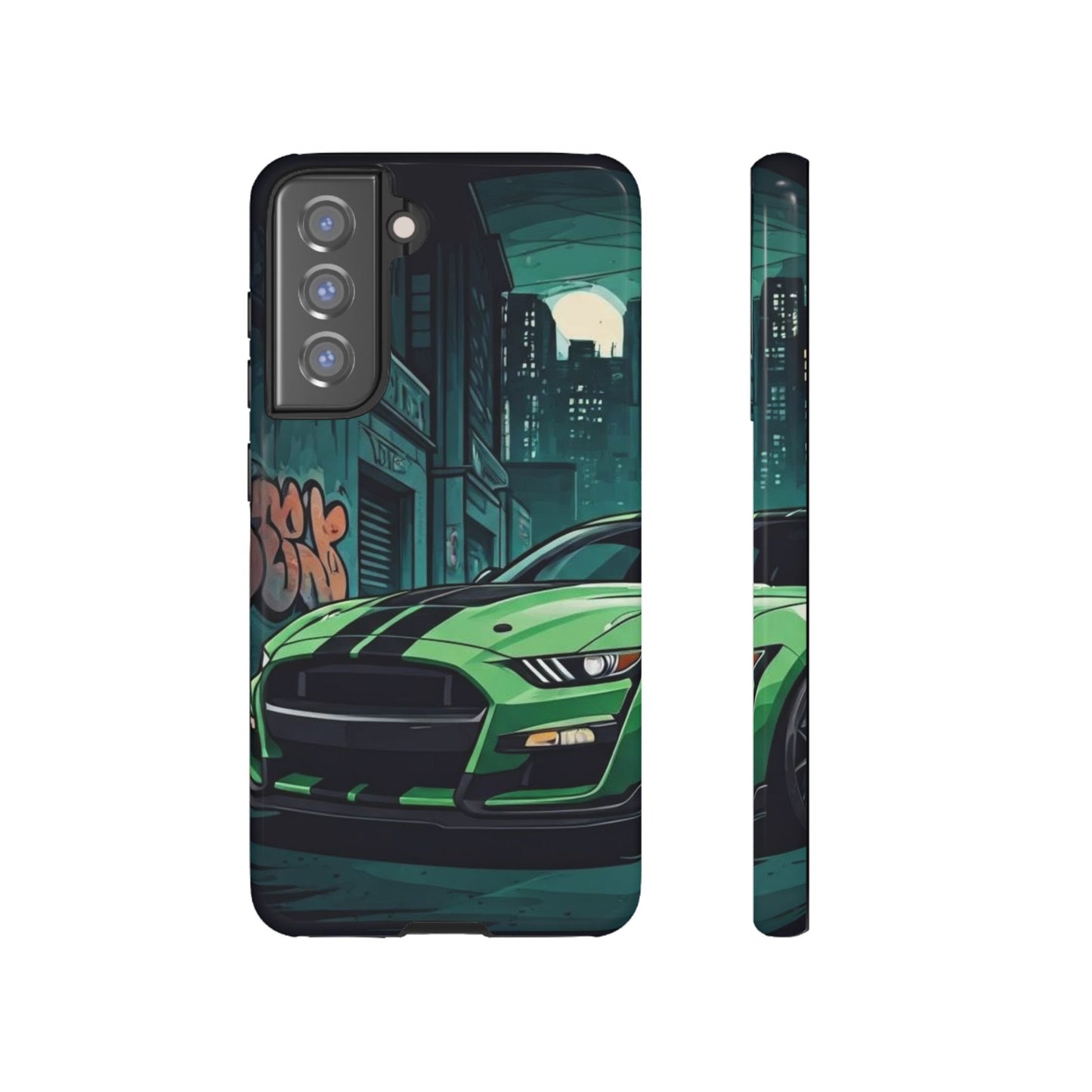 Ford Mustang Shelby GT500 Street Life-Dual Layer Ultra Tough Phone Case Printify by The Night Shift Automotive Apparel