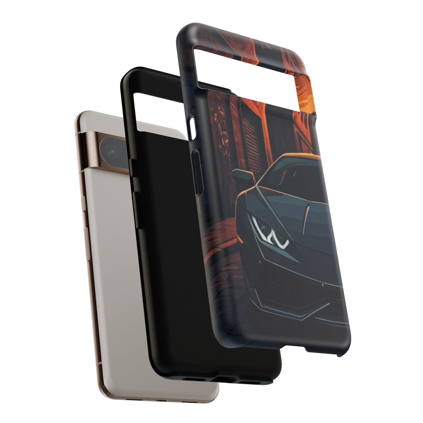 Lamborghini Huracan Street Life-Dual Layer Ultra Tough Phone Case Printify by The Night Shift Automotive Apparel